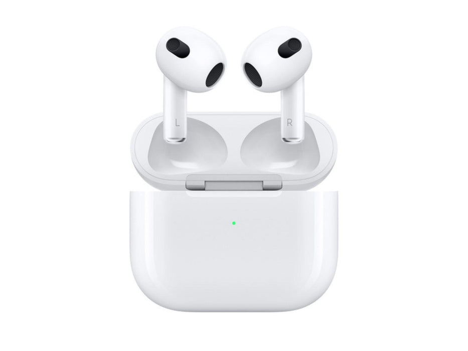 AirPods 3rd Gen Placed above the lightning charging case