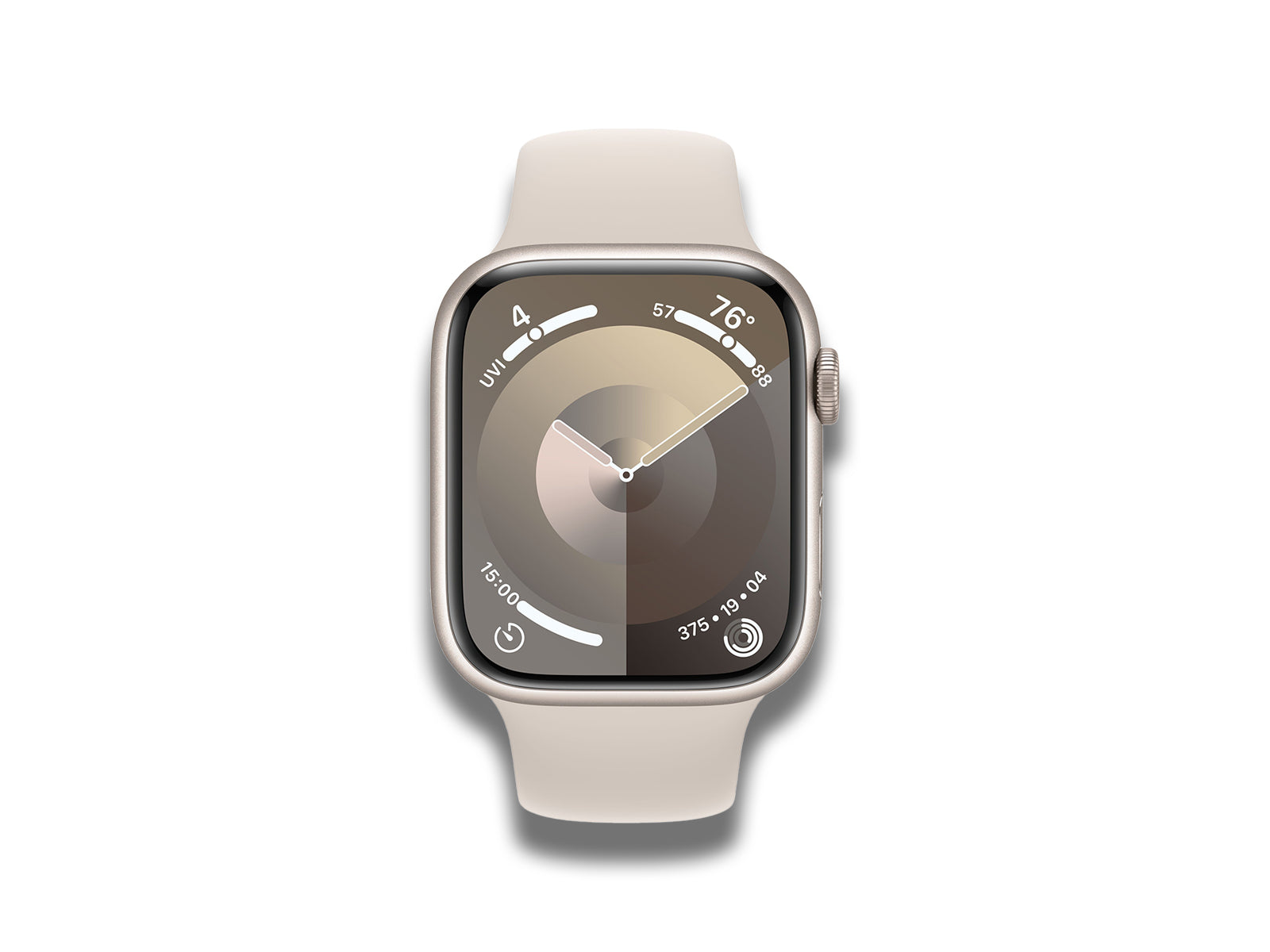 Apple watch Series 9 Starlight Front face 41mm