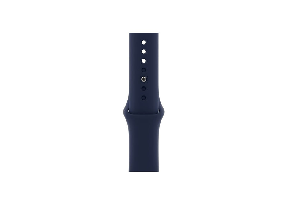 Deep Navy 44mm Apple Watch Strap on a white background
