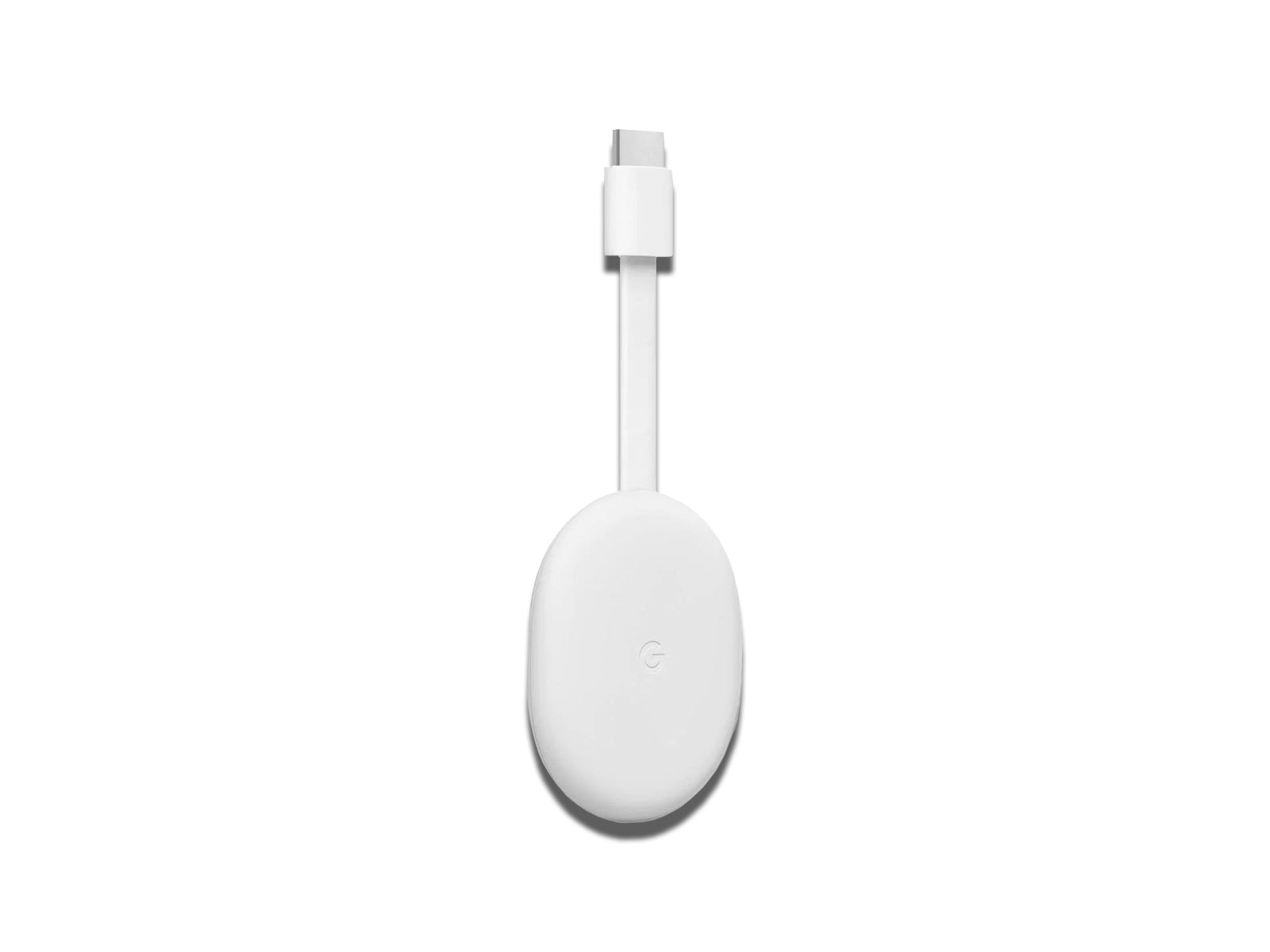 Left Back Side View of The Chromecast on The White Background