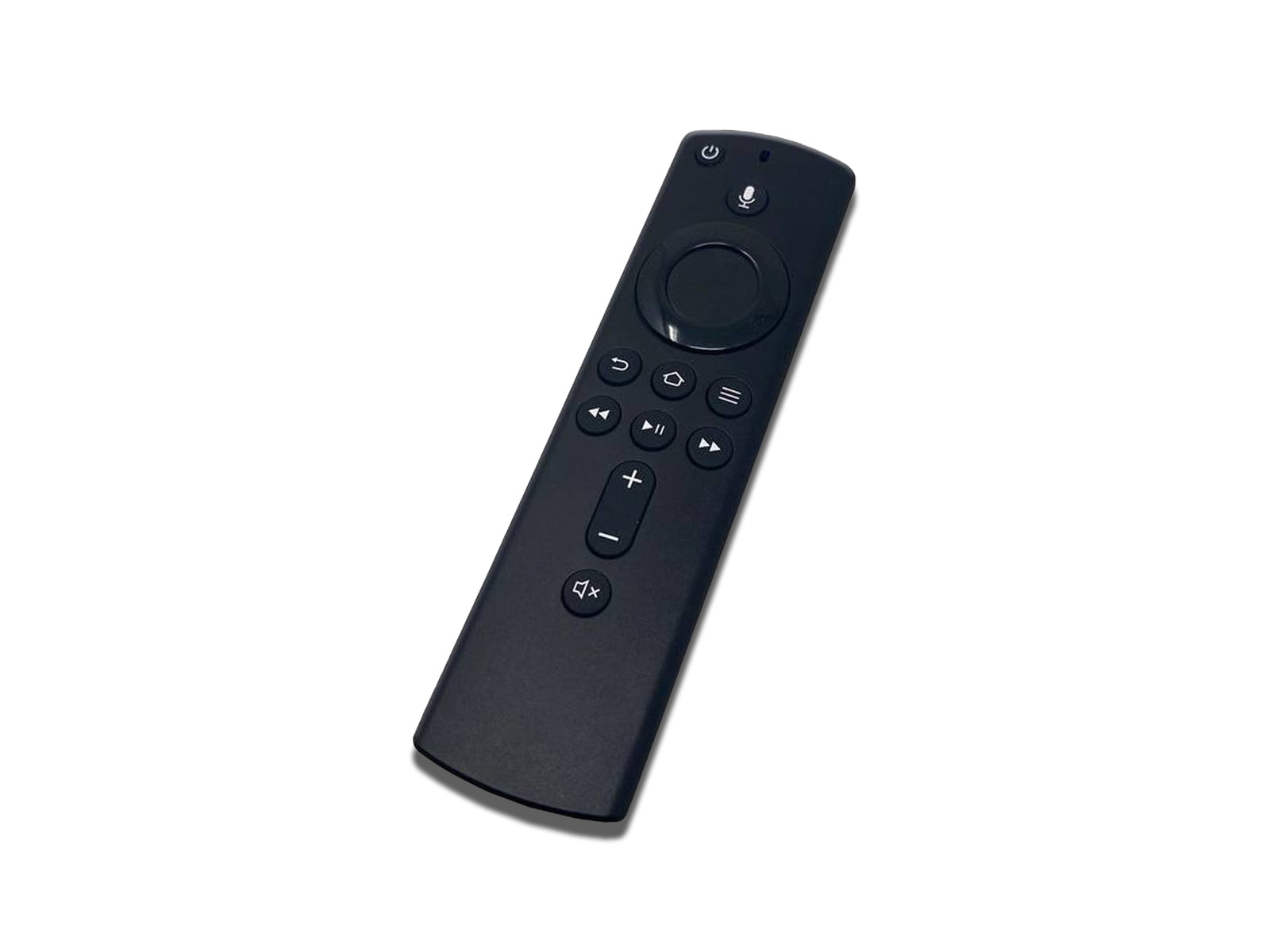 Side view image of the fire stick remote 2nd gen in the white background