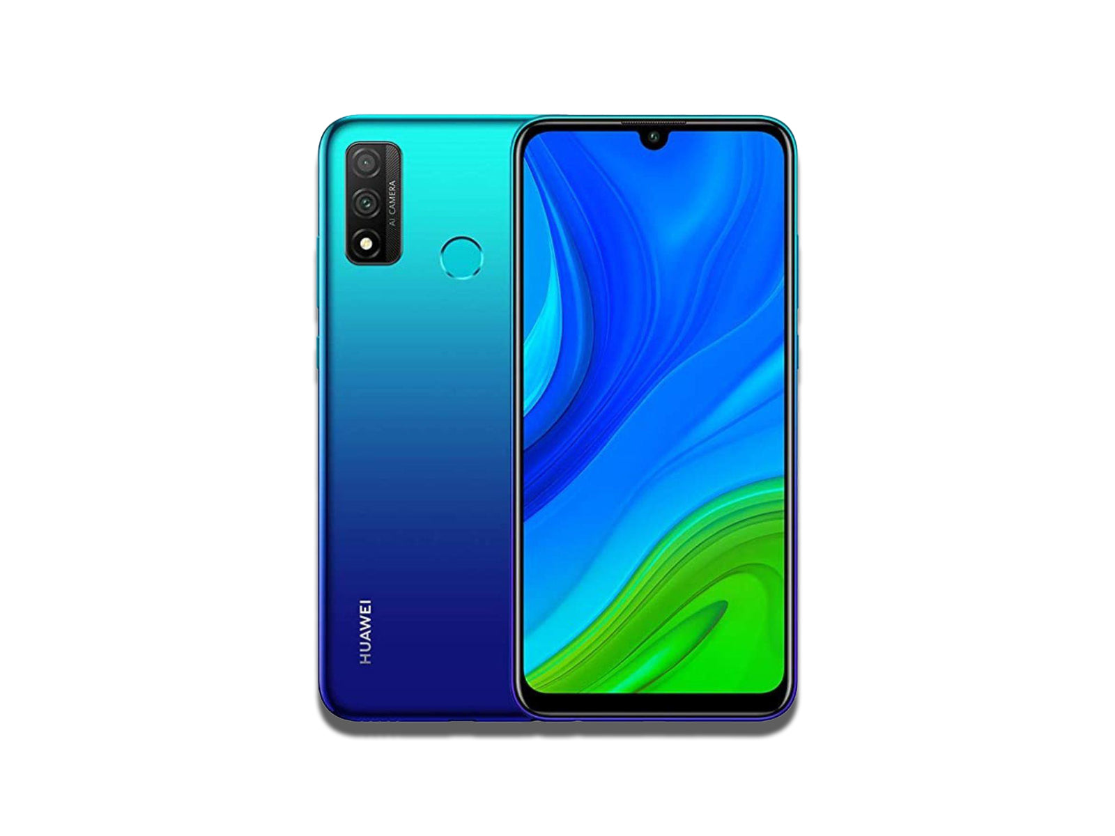 Image Showing Blue Colour Variant of The Huawei Nova 3 on The White Background