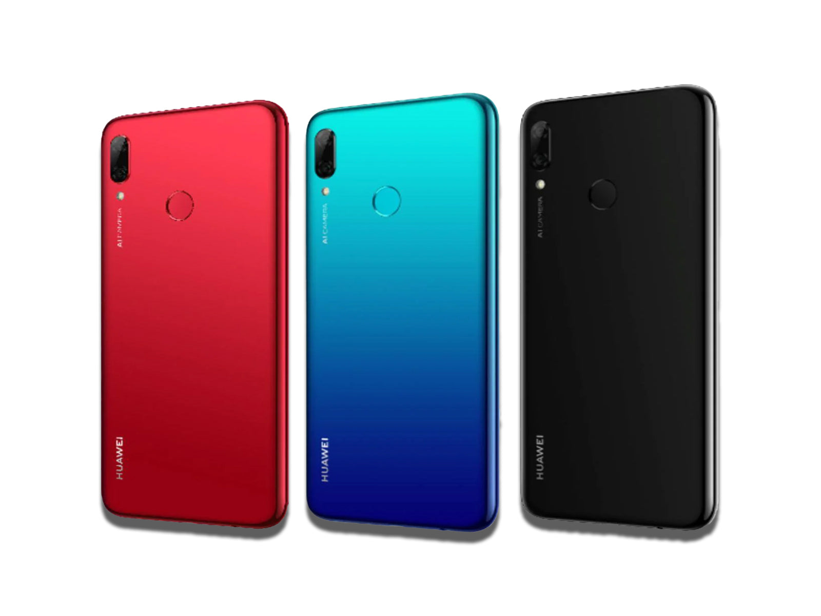 Image Showing Three Different Colours Variants With Back View on The White Background