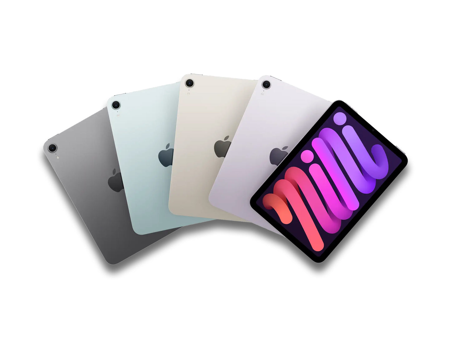 Colour variants of an iPad mini 7th gen