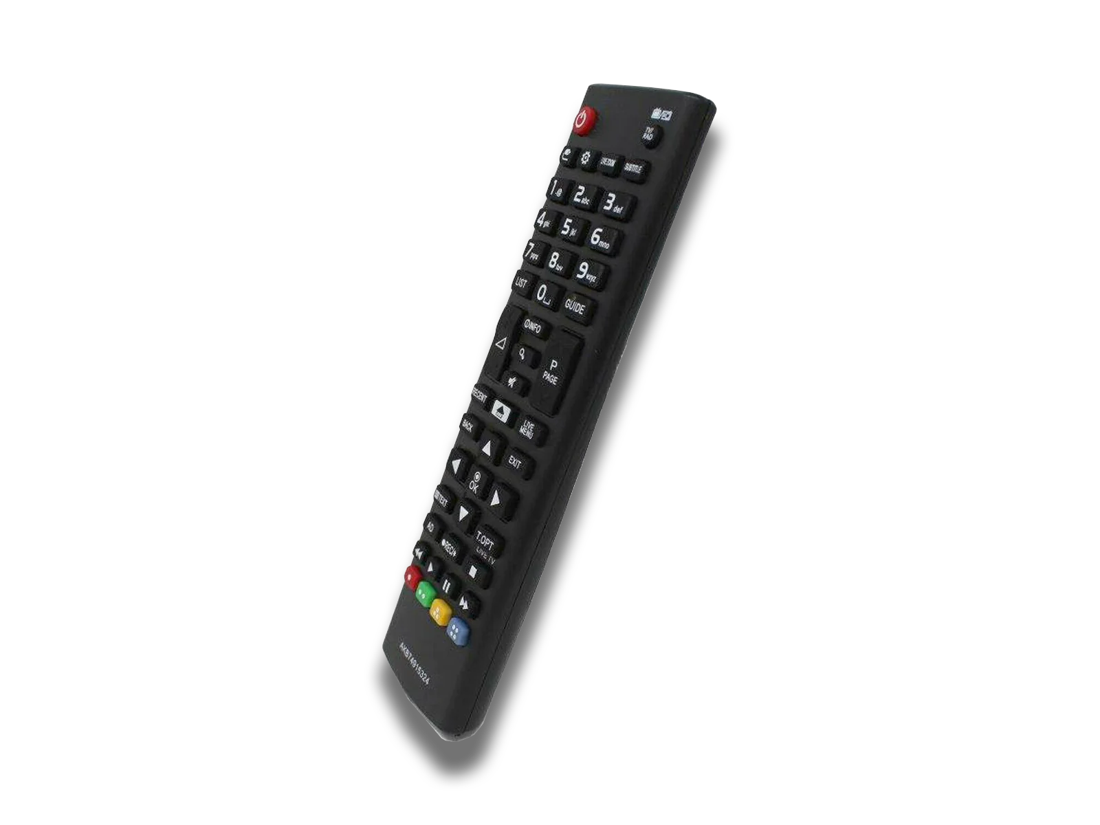 LG Remote Control Side View