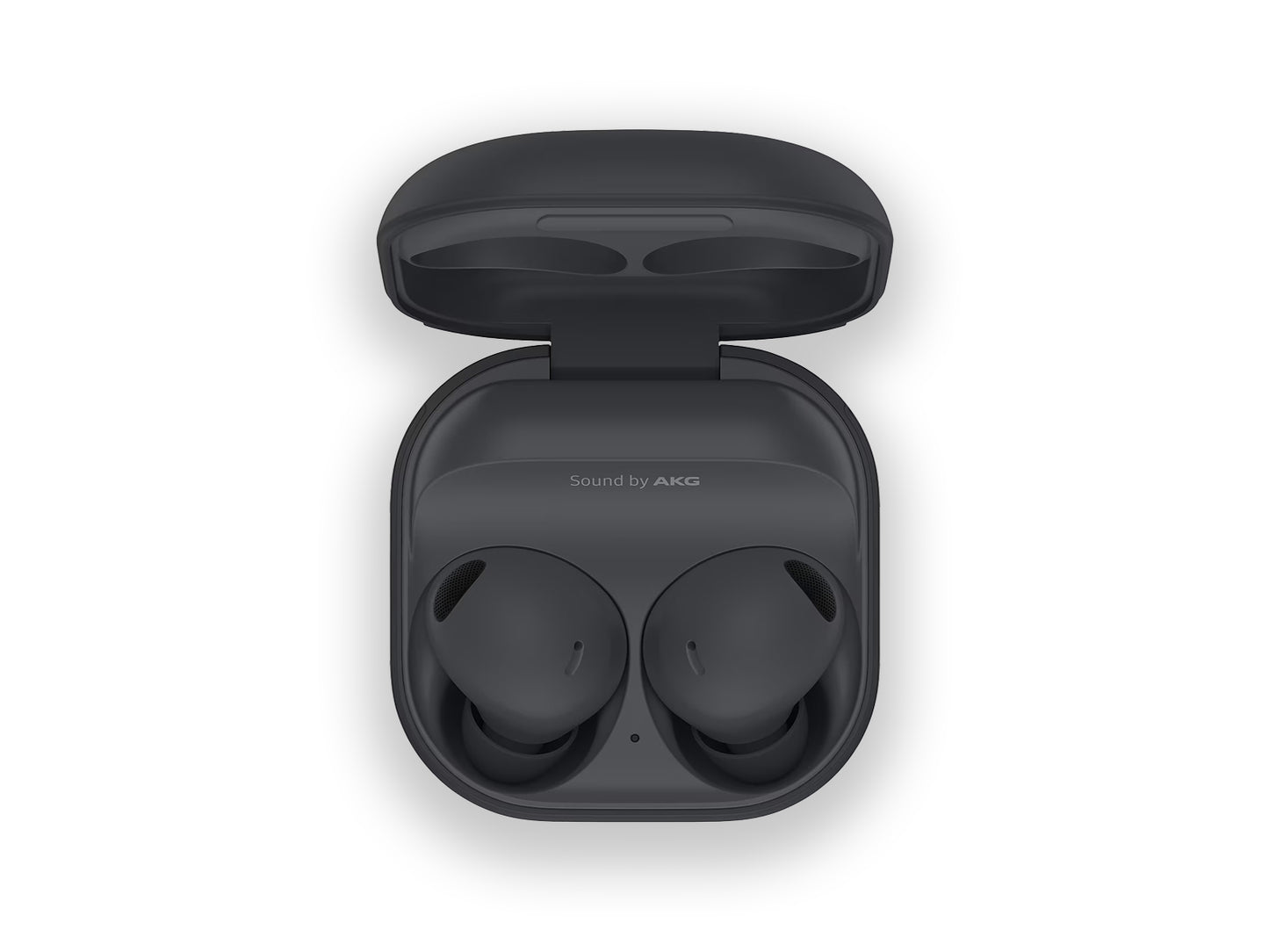 Samsung Galaxy Buds Pro 2 Graphite top view case open