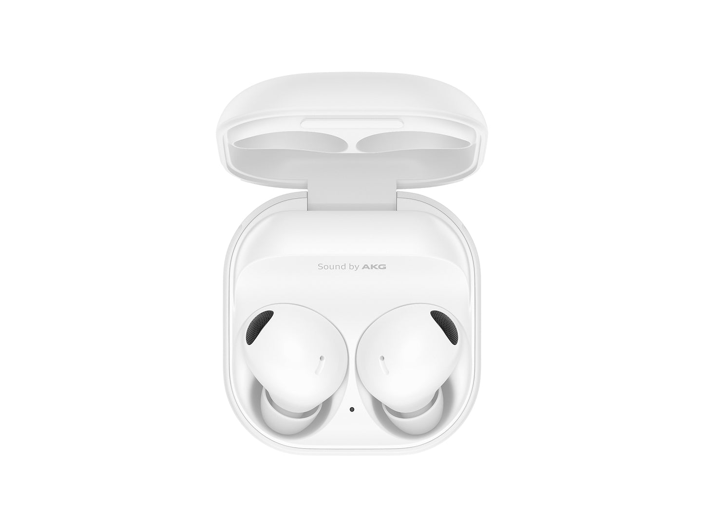 Samsung Galaxy Buds Pro 2 White top view case open
