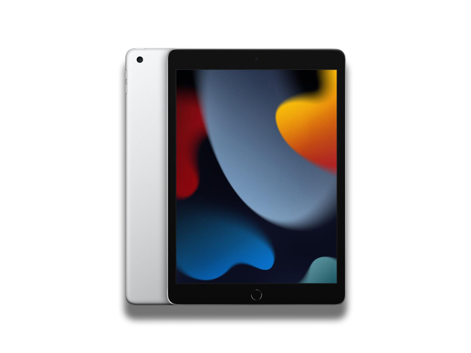 Apple iPad 9th Gen In Silver Front And Back
