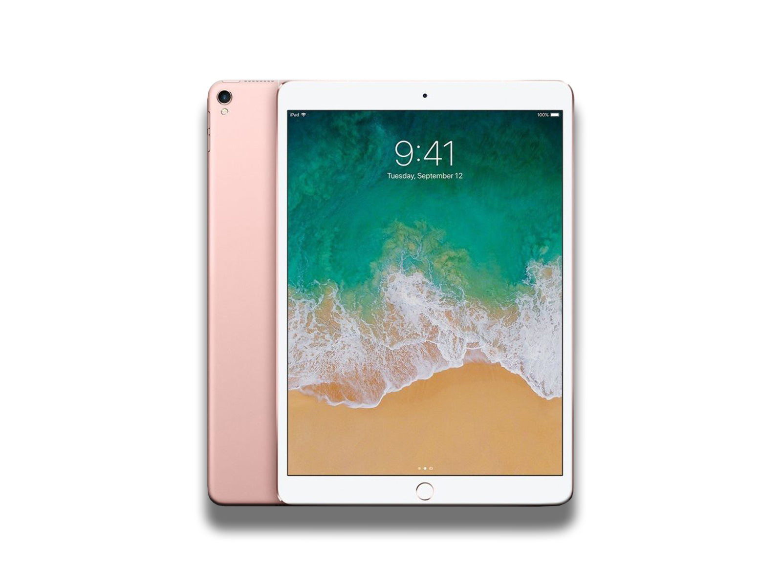 Apple iPad Pro 10.5-inch 2nd Gen In Rose Gold Front And Back