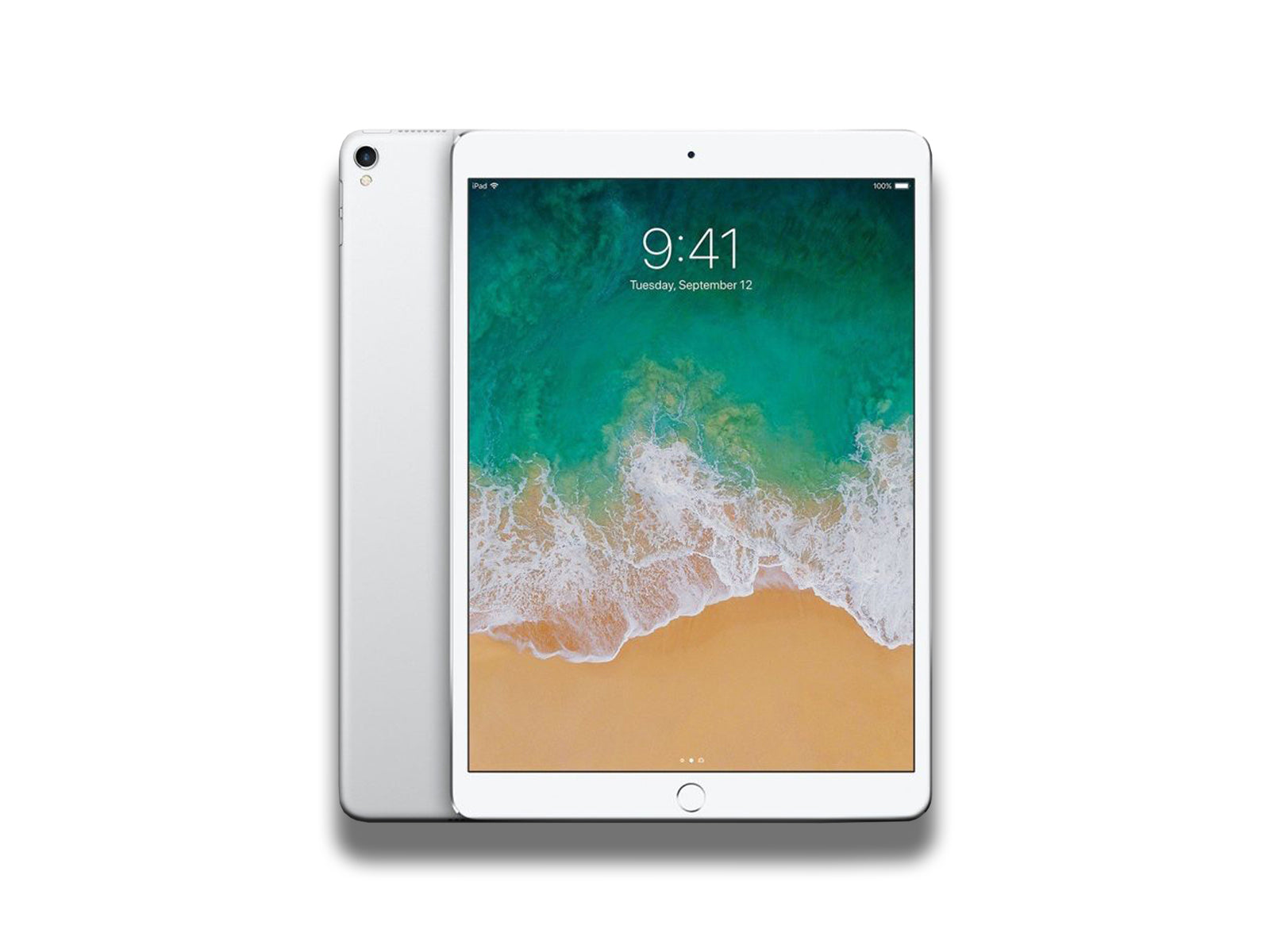 Apple iPad Pro 10.5-inch 2nd Gen In Silver Front And Back