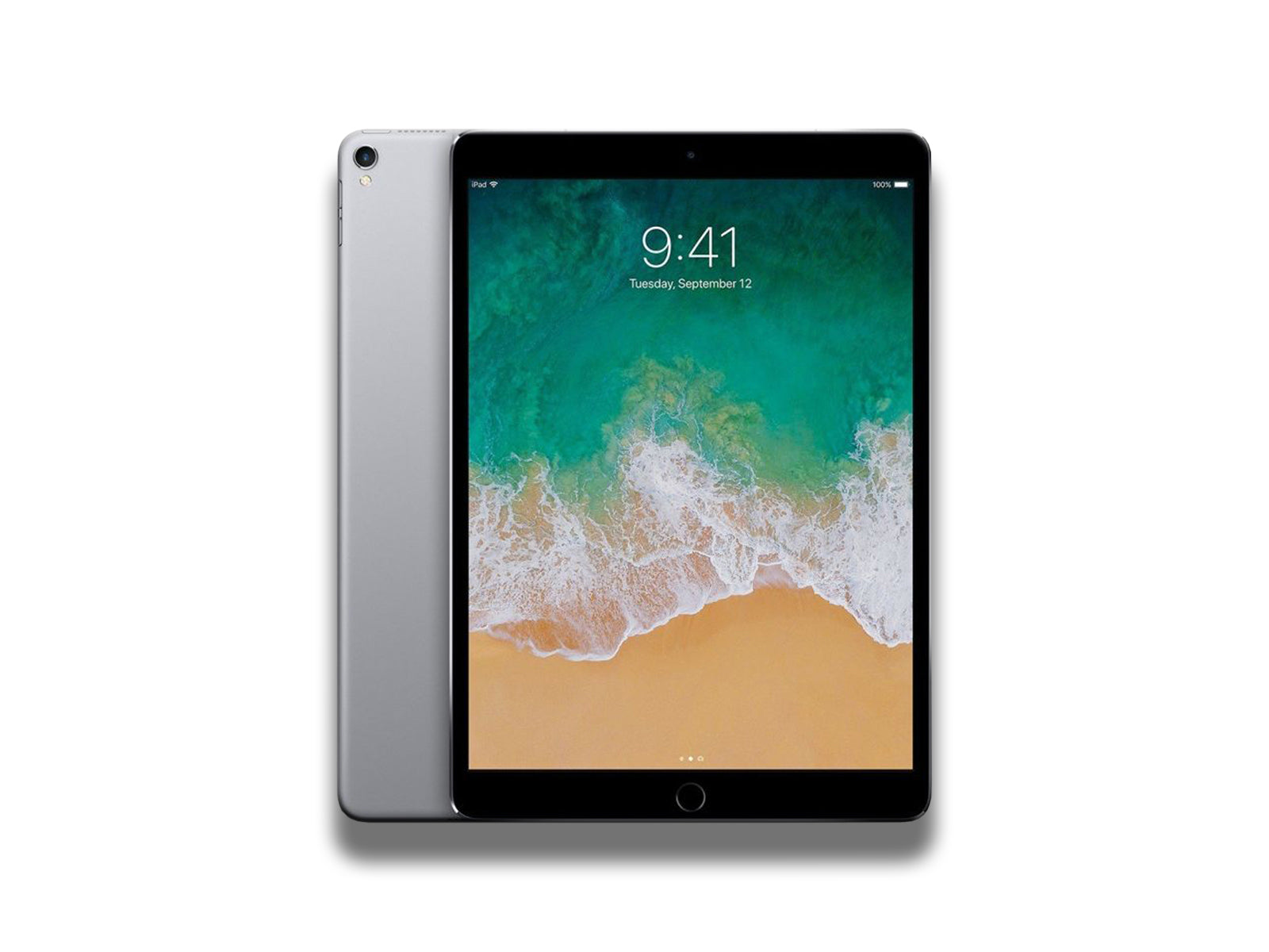 Apple iPad Pro 10.5-inch 2nd Gen In Space Grey Front And Back