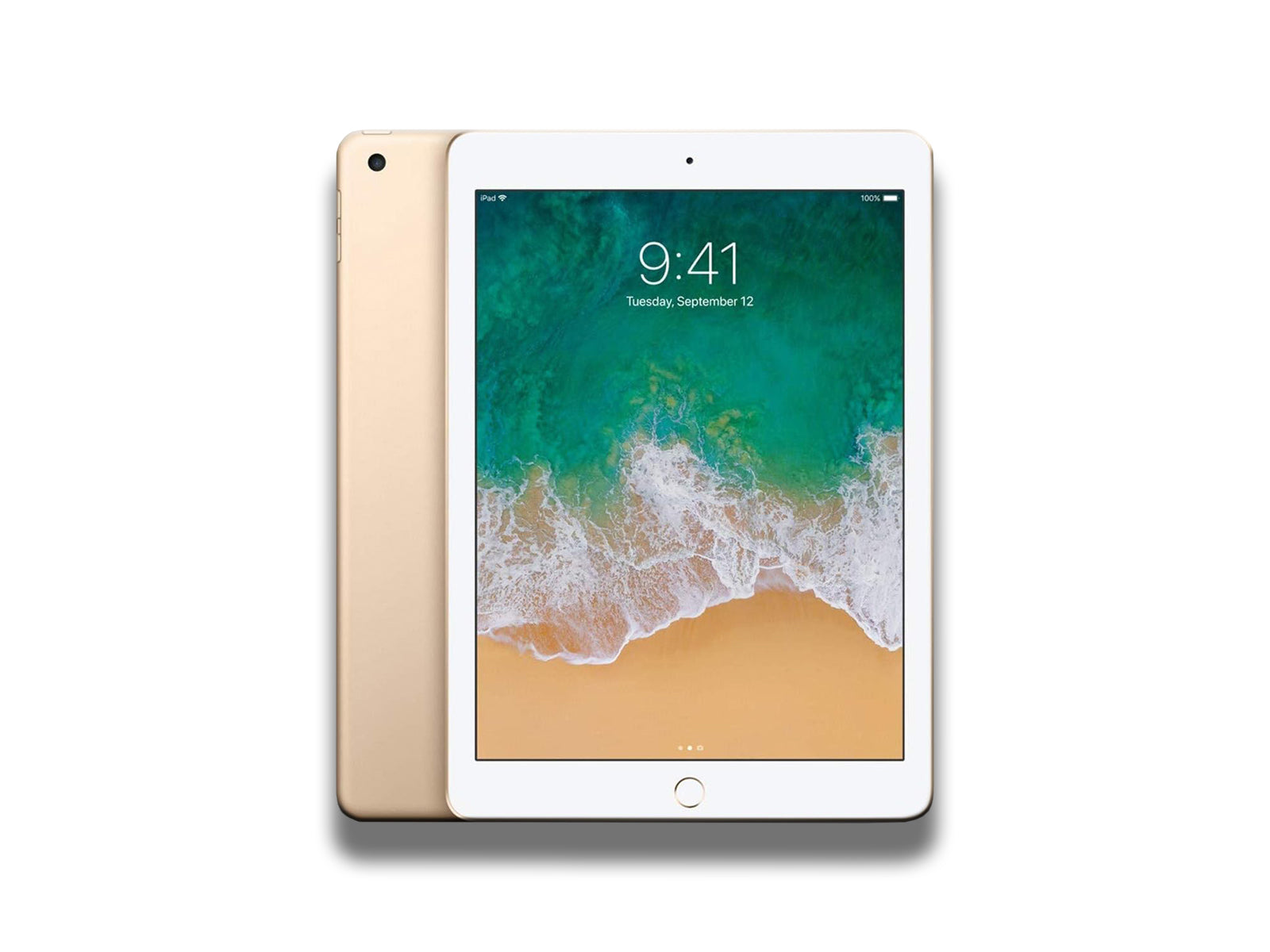 Apple iPad Pro 12.9-inch 2nd Gen In Gold Front And Back