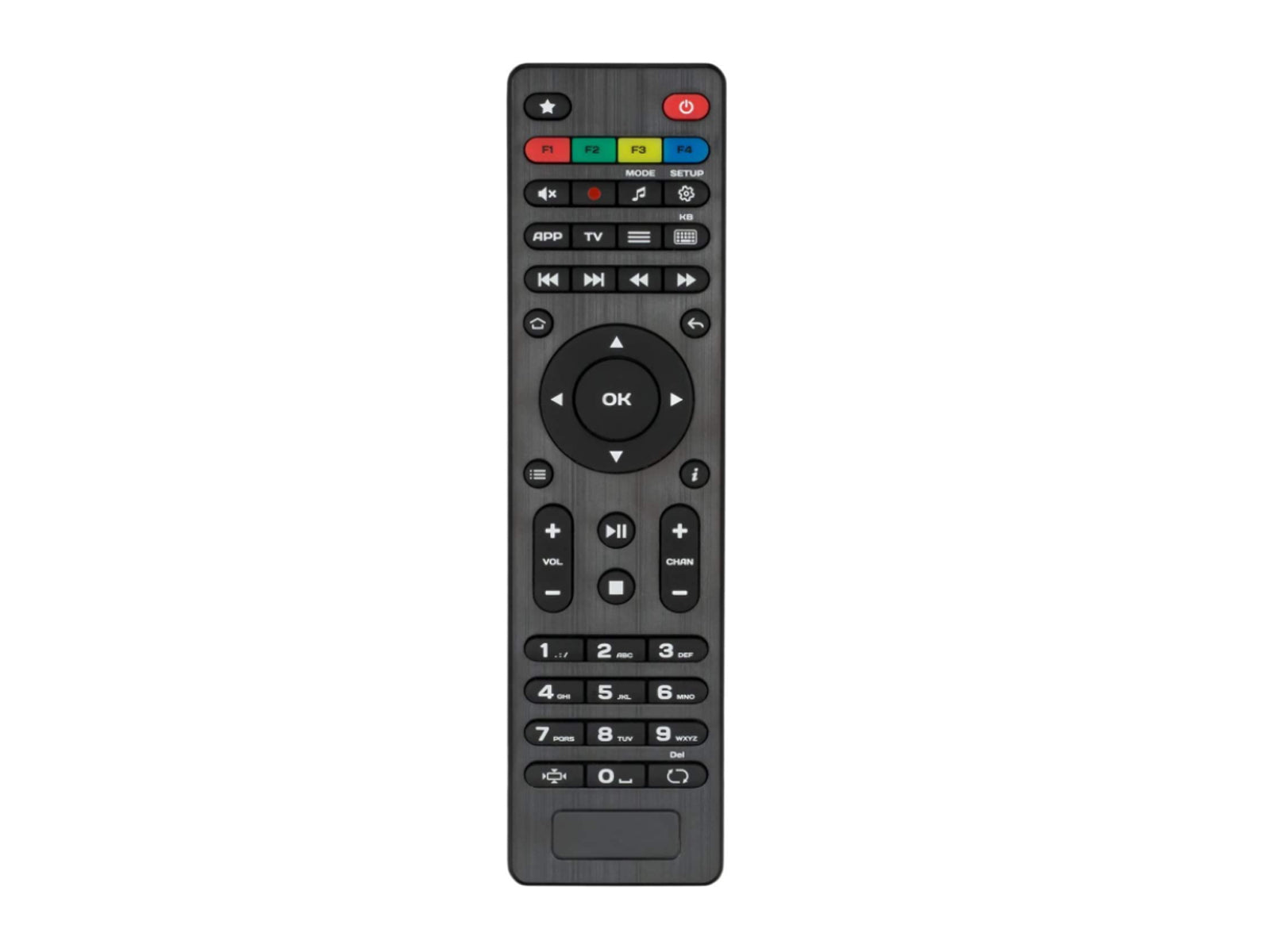 Replacement Remote Control For IPTV Box Front View