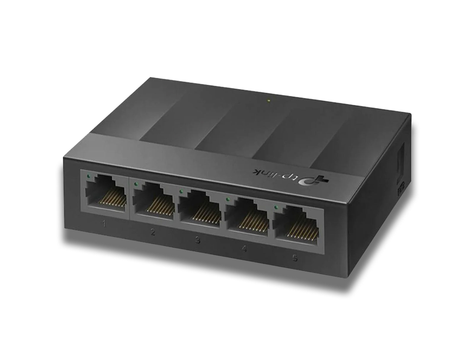  5 Port Gigabit Unmanaged Network Switch Box Back View