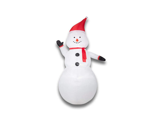TekEir - Gemmy Airblown Inflatable Snowman OPP | 7 Ft Christmas Yard Decoration with LED