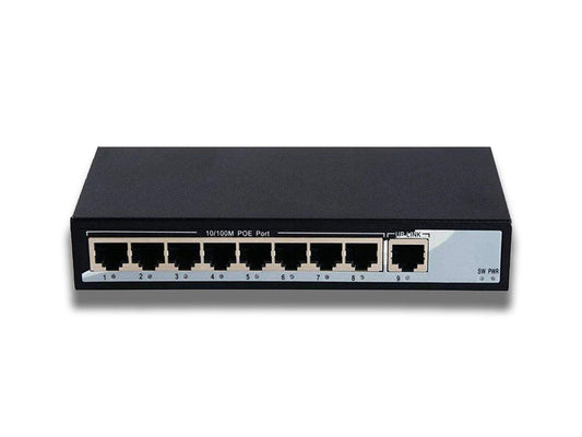 TekEir - 8 Port PoE Network Switch (10/100Mbps, All PoE)