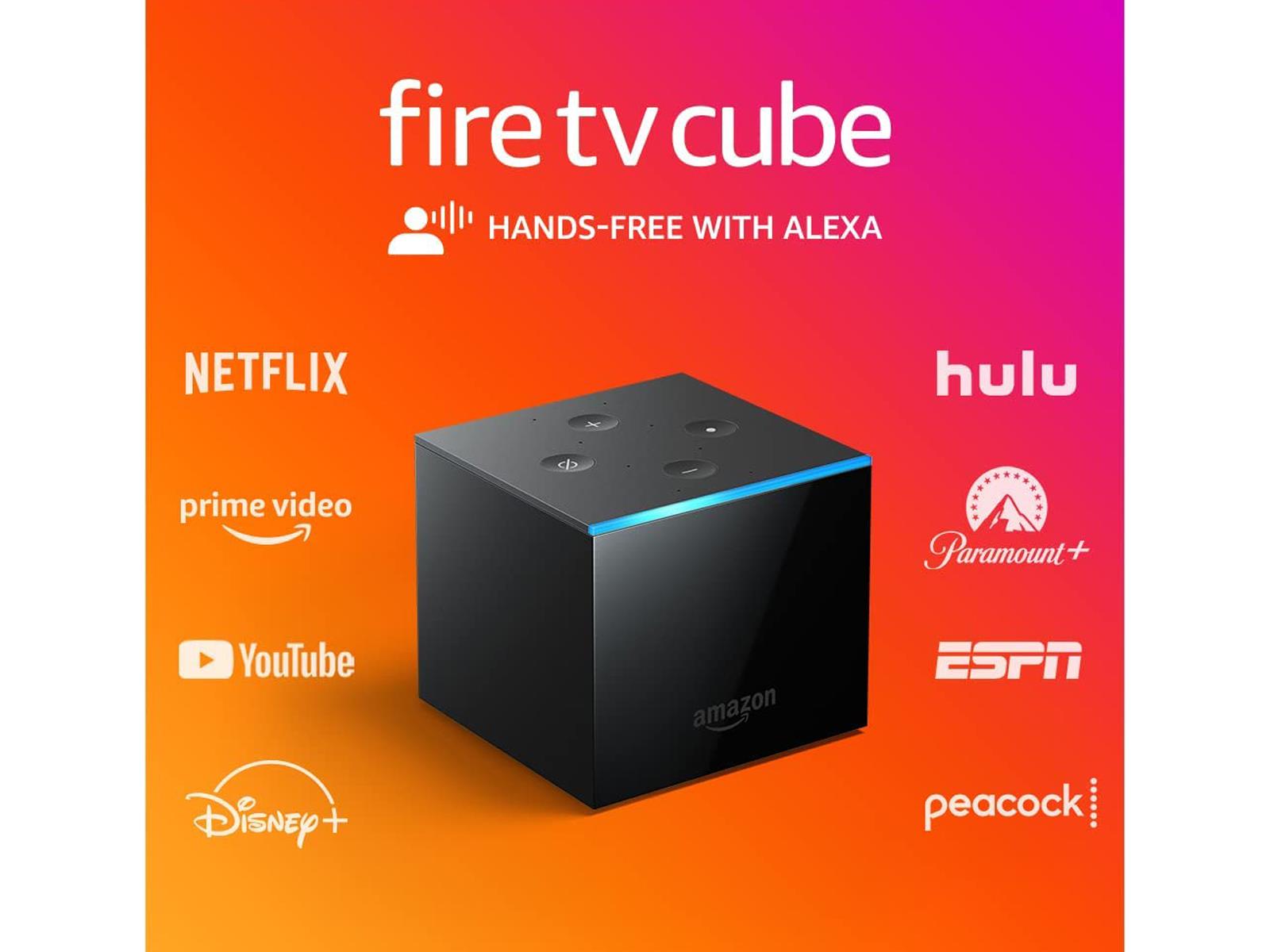 Amazon Fire Tv Cube Hands Free With Alexa Integrated 