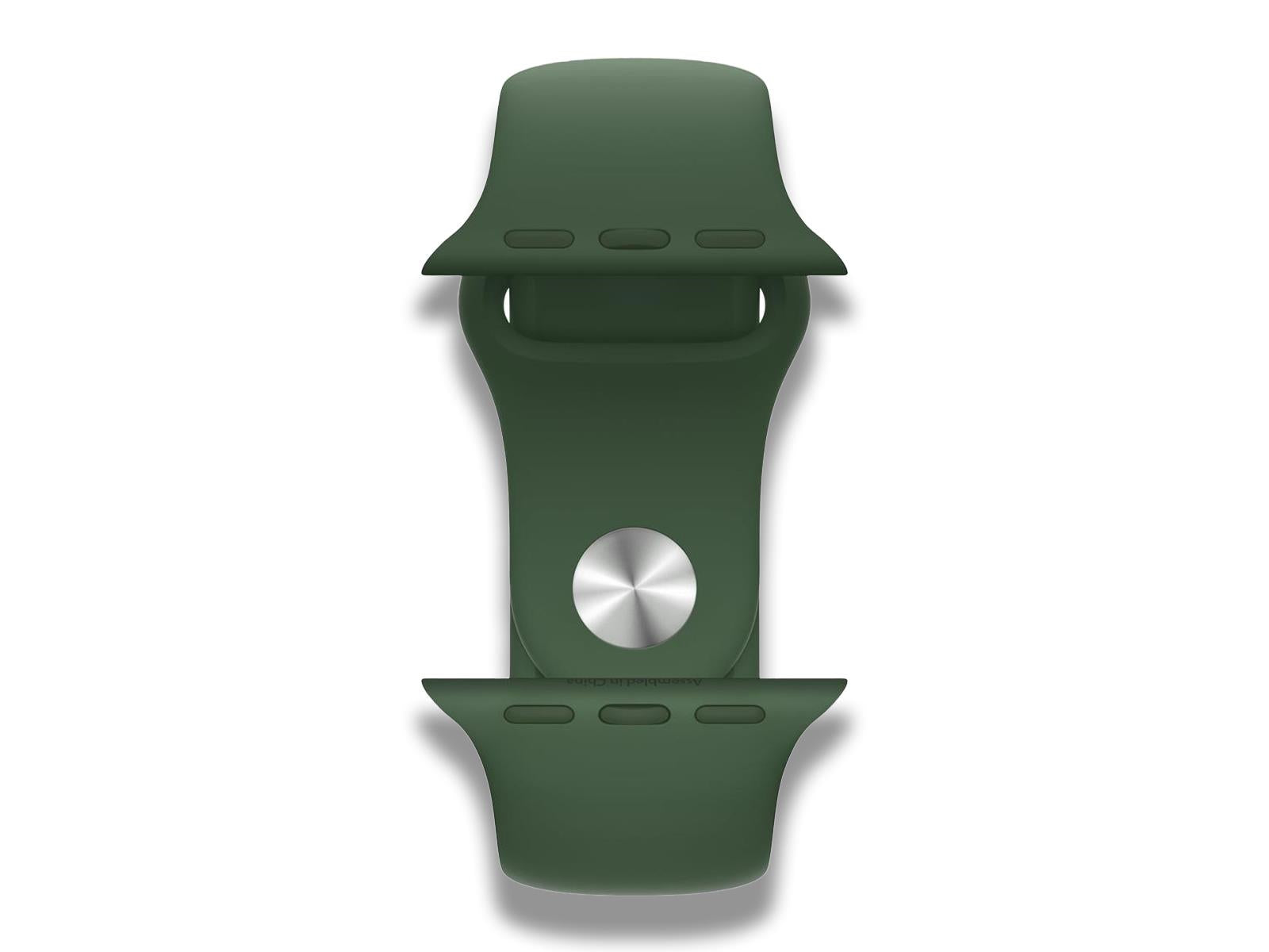 Image shows the clover strap that comes with the Apple Watch Series 7