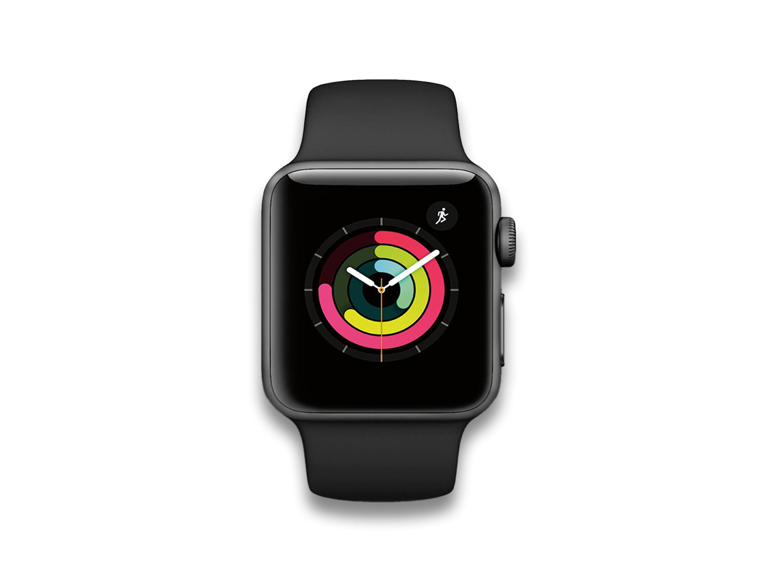 Apple Watch Series 3 in Black Showing Fitness