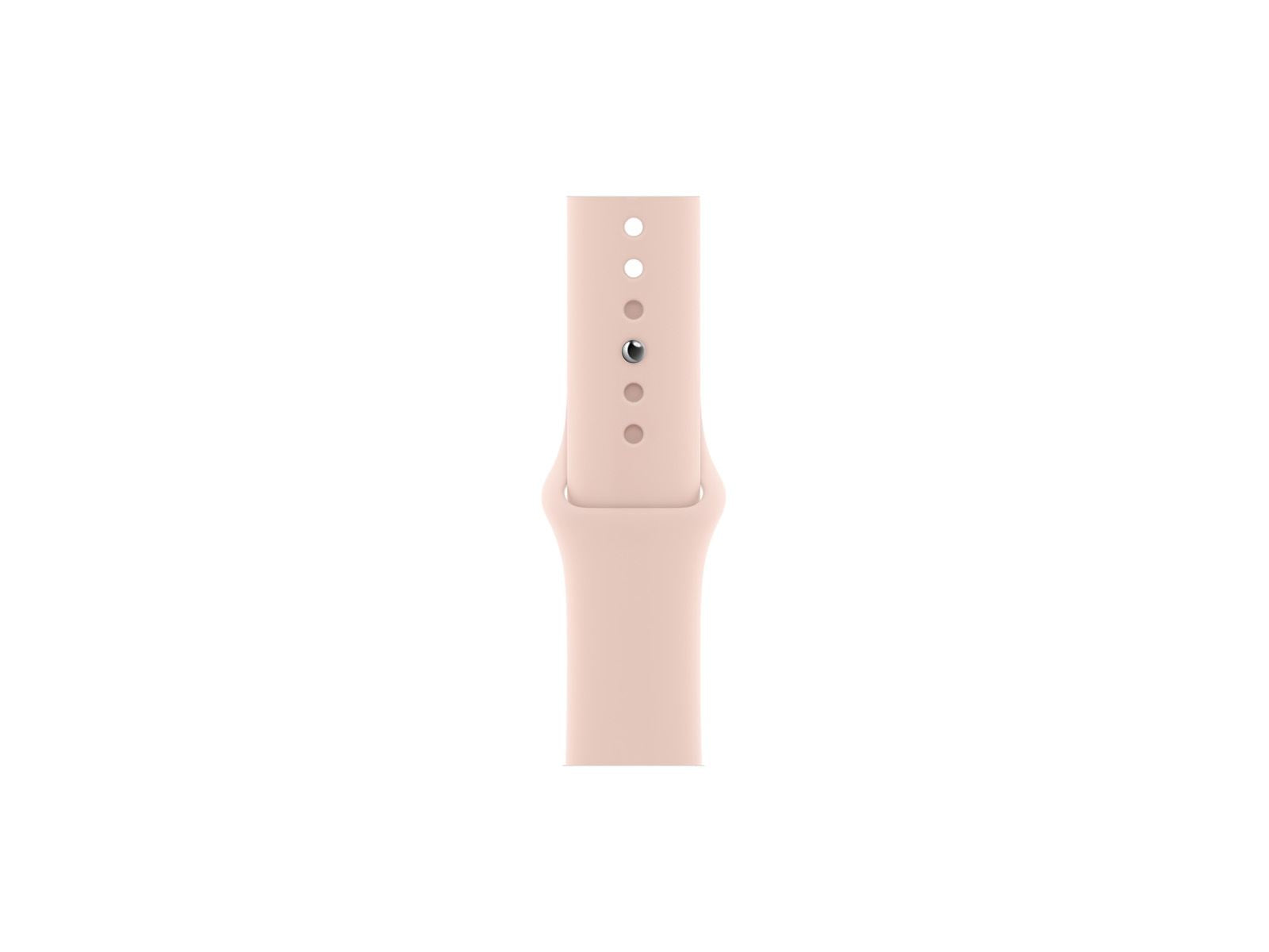 Pink Sand 40mm Apple Watch Strap on a white background