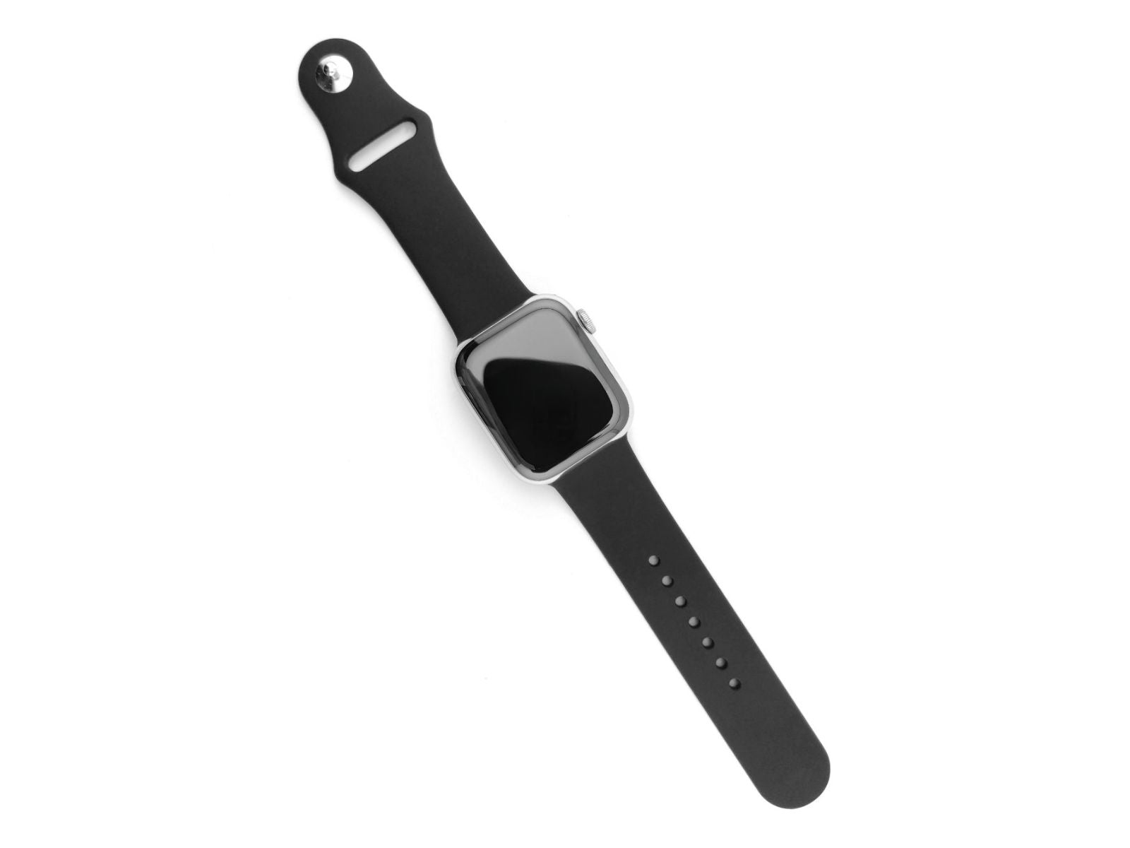 Apple Watch Strap Attached to Apple Watch 