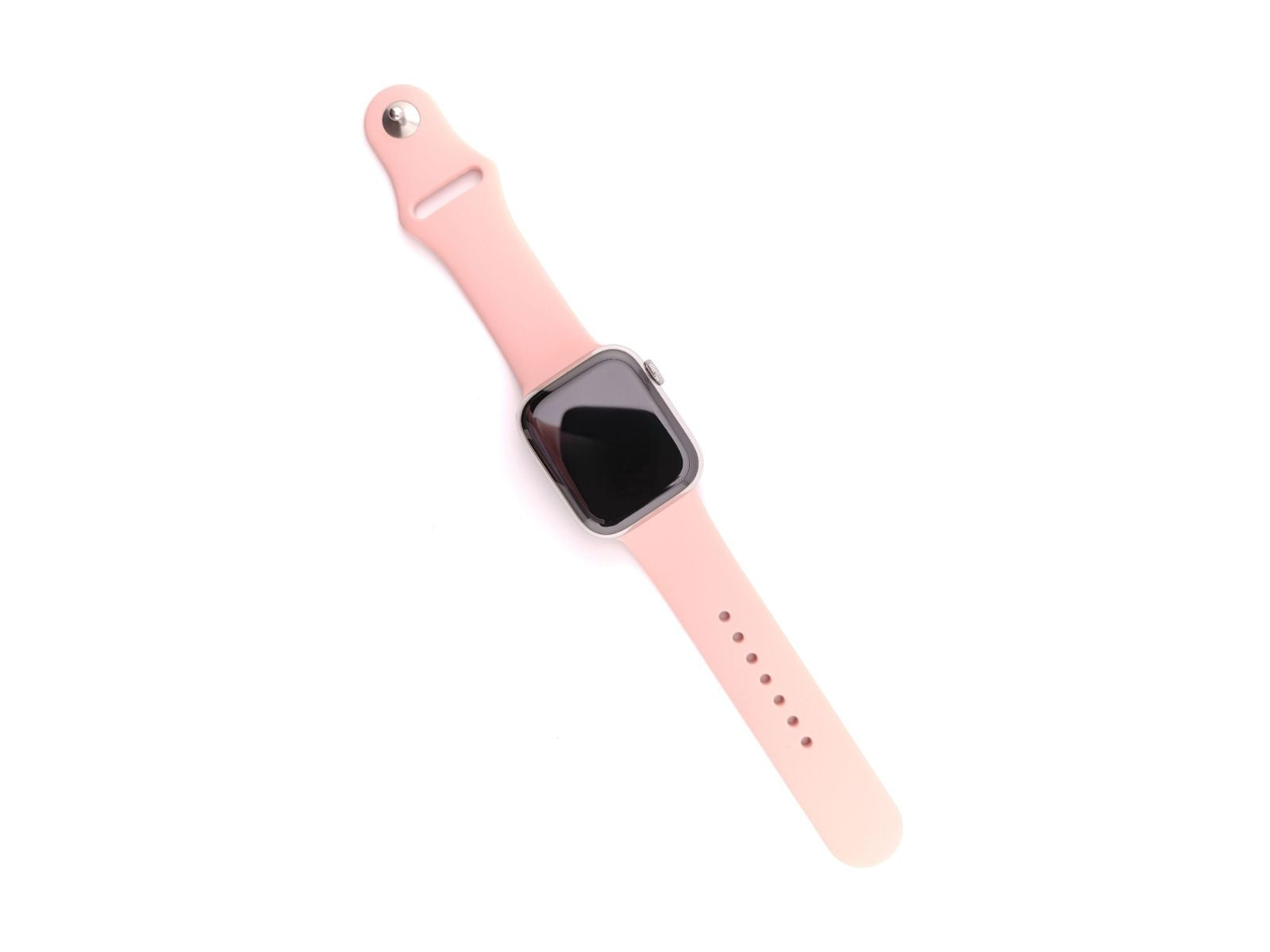 Apple Watch Strap on a watch In Pink