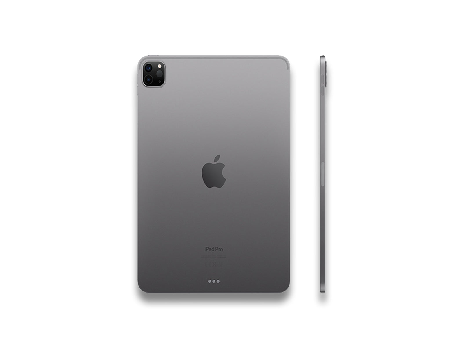 iPad Pro 4th Gen In Space Grey Back Side