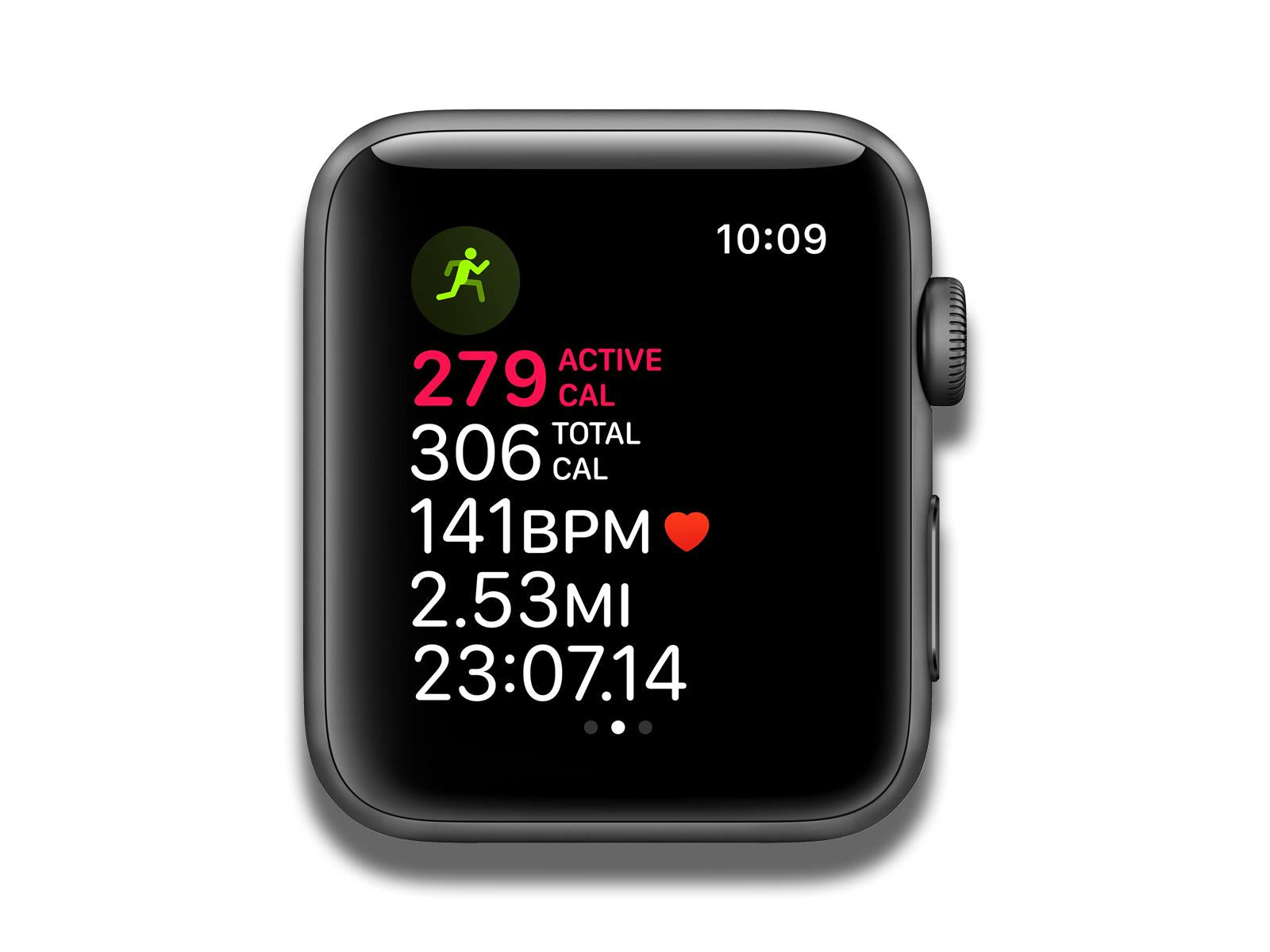 Apple Watch Series 3 Close Up Of Screen Showing Active Calories Burt 