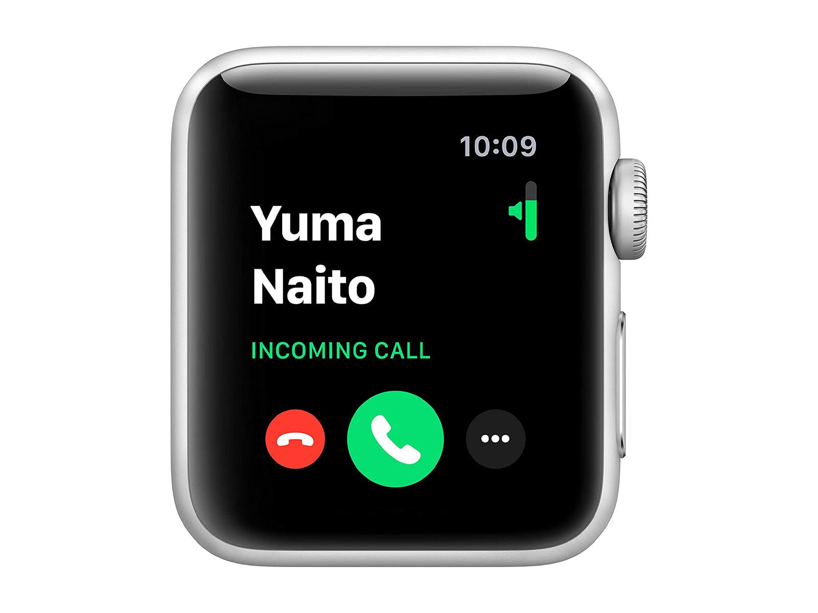 Apple Watch Series 3 Close up Of Incoming Call