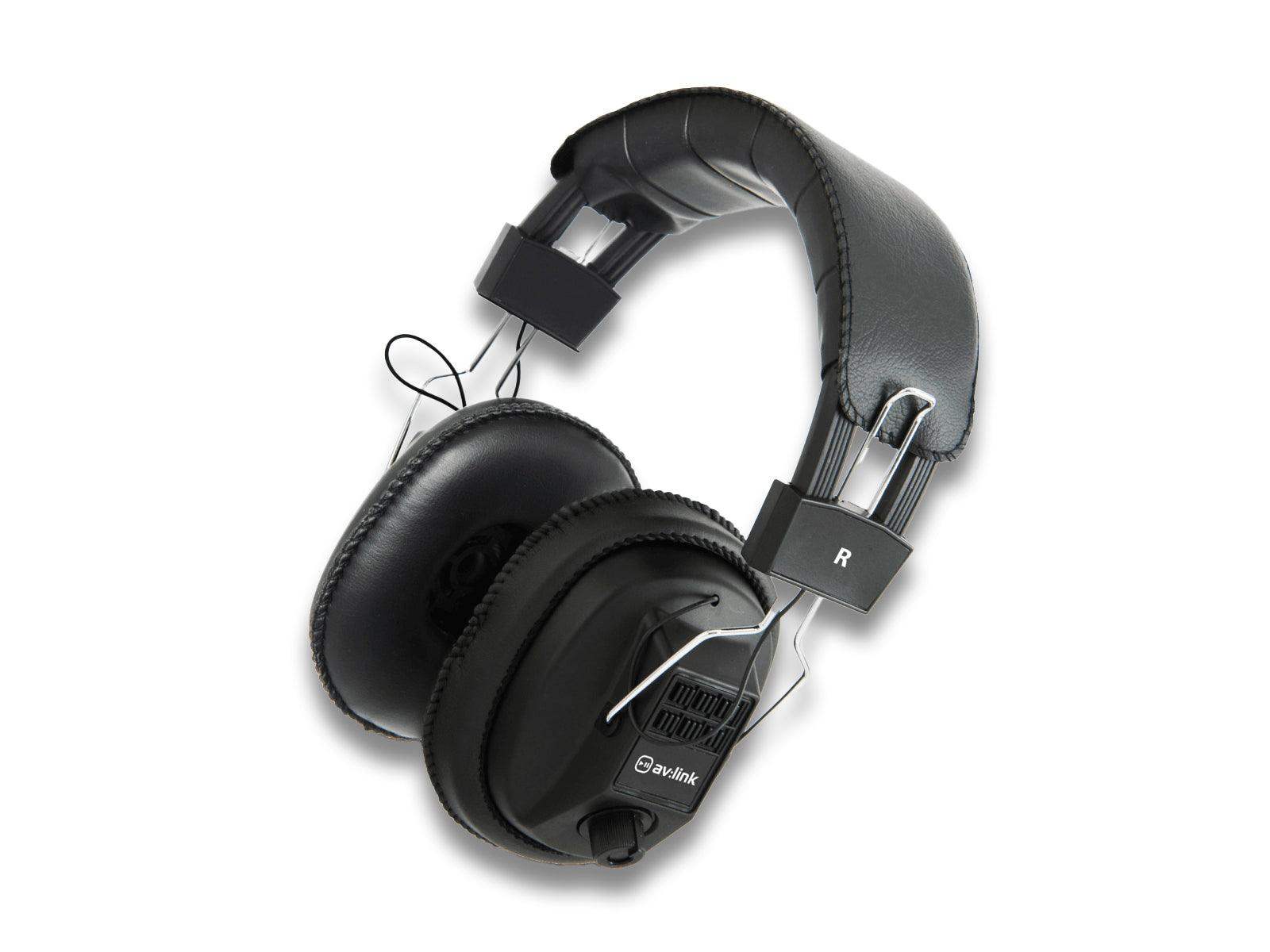 AV Link - Professional Headphones With R+L Volume Controls