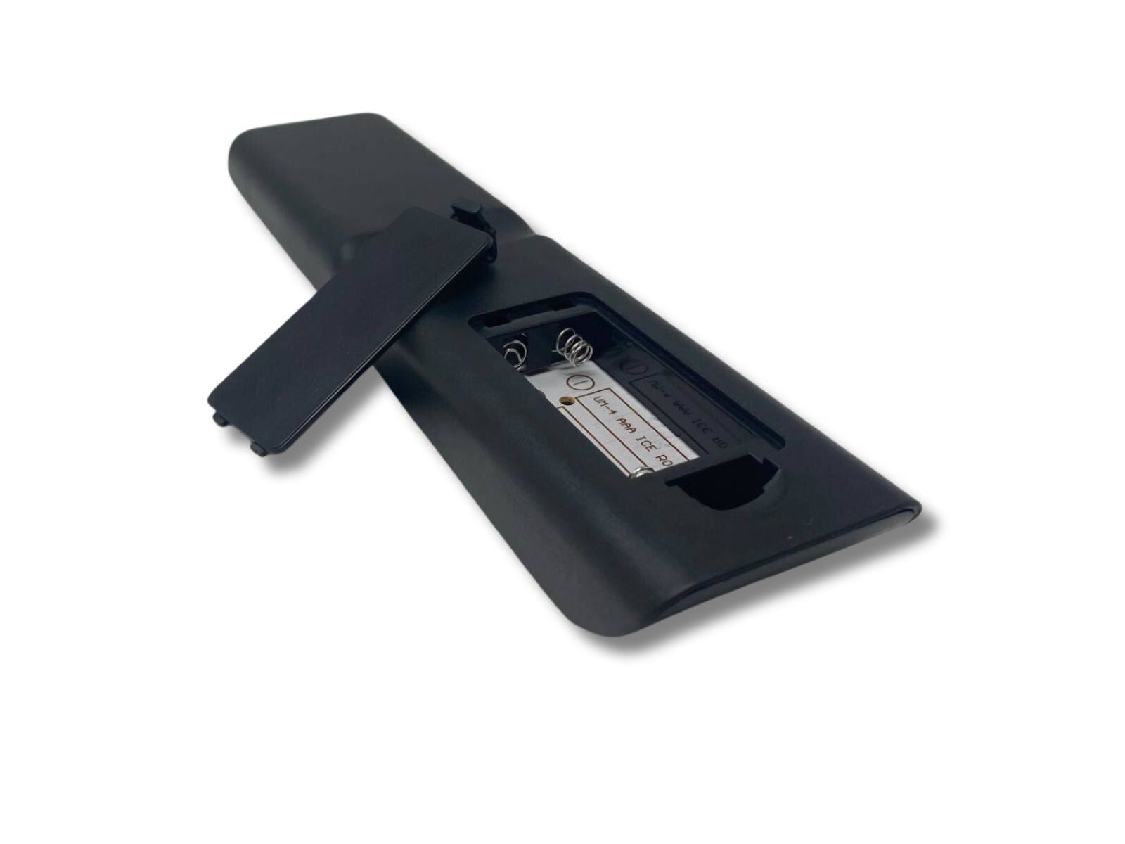 Replacement Remote Control Compatible with ALBA Universal TV's Battery Compartment