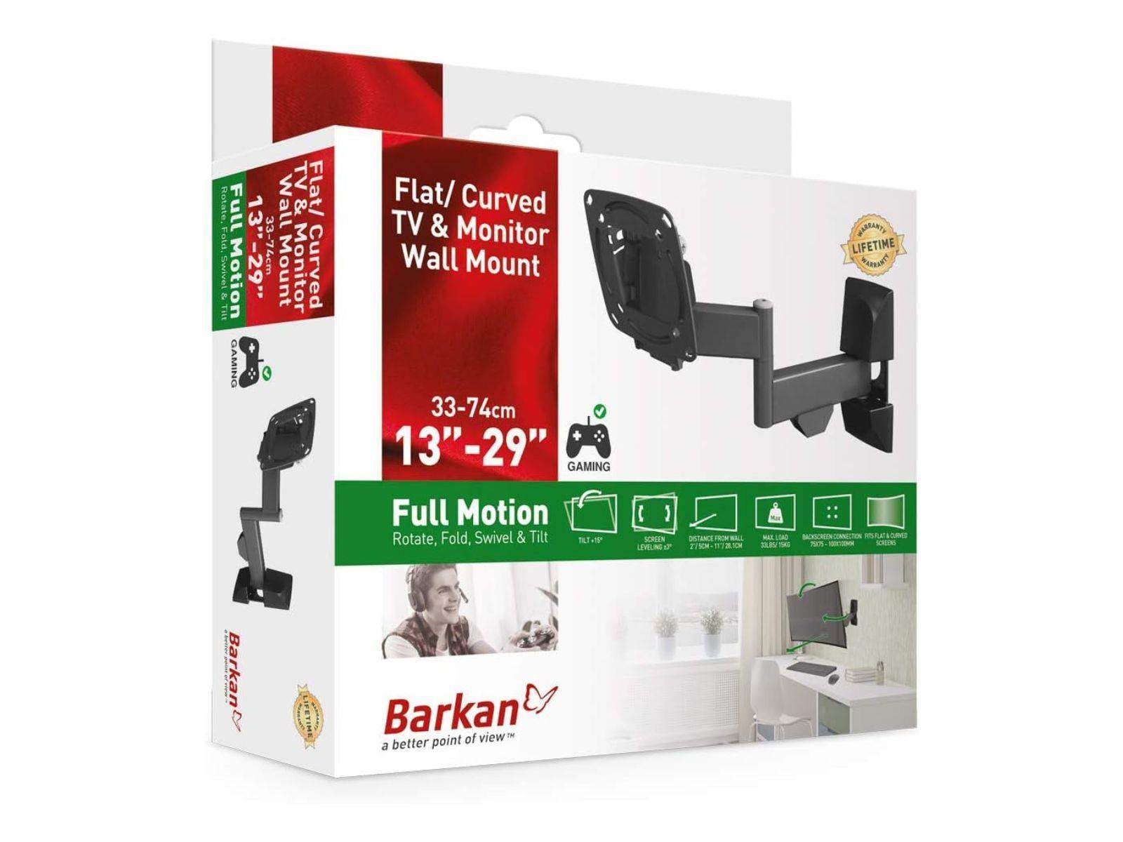 TekEir - Dual Arm TV Mounting Bracket for 15-29" TVs