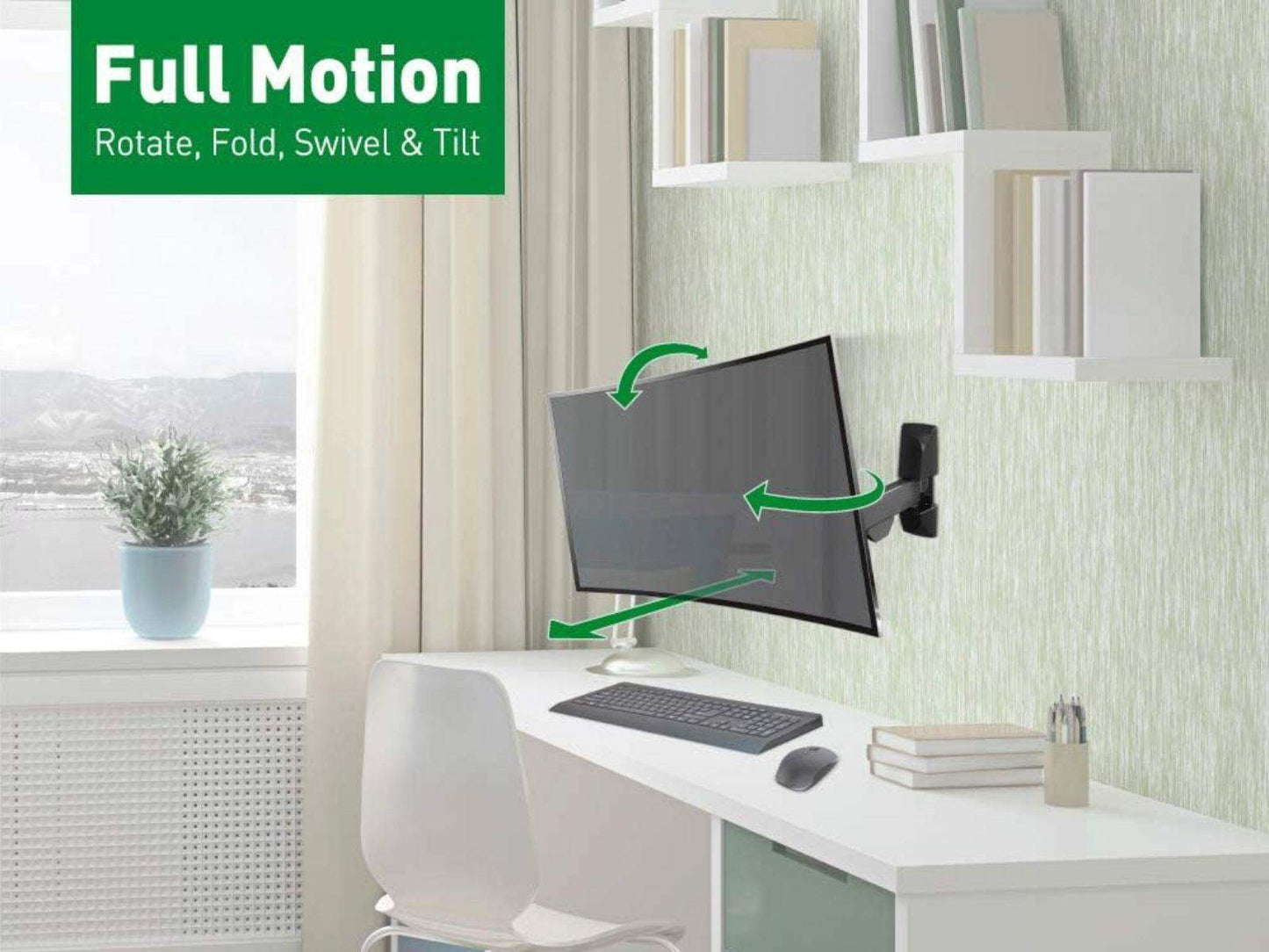 TekEir - Dual Arm TV Mounting Bracket for 15-29" TVs