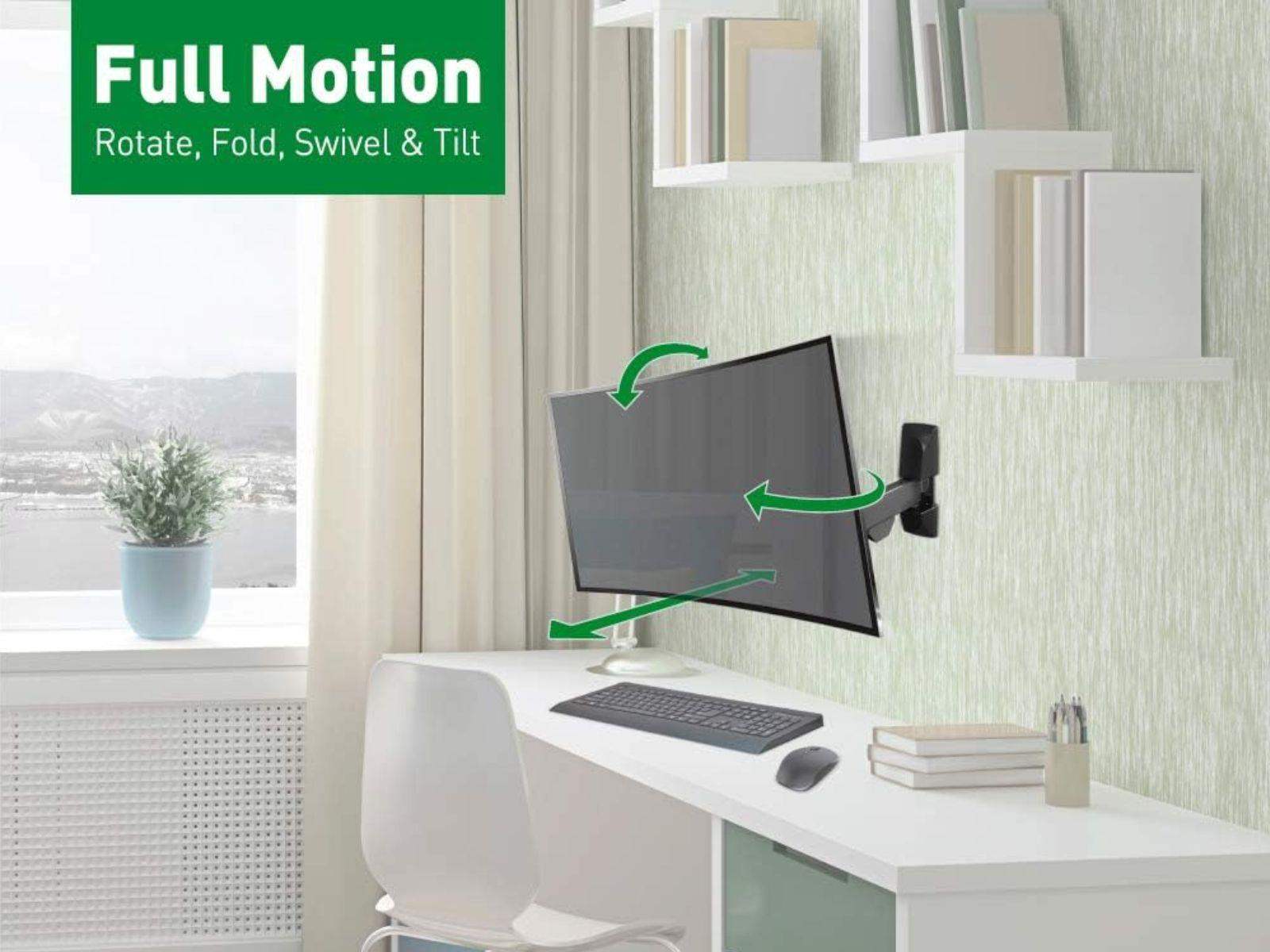 TekEir - Dual Arm TV Mounting Bracket for 15-29" TVs
