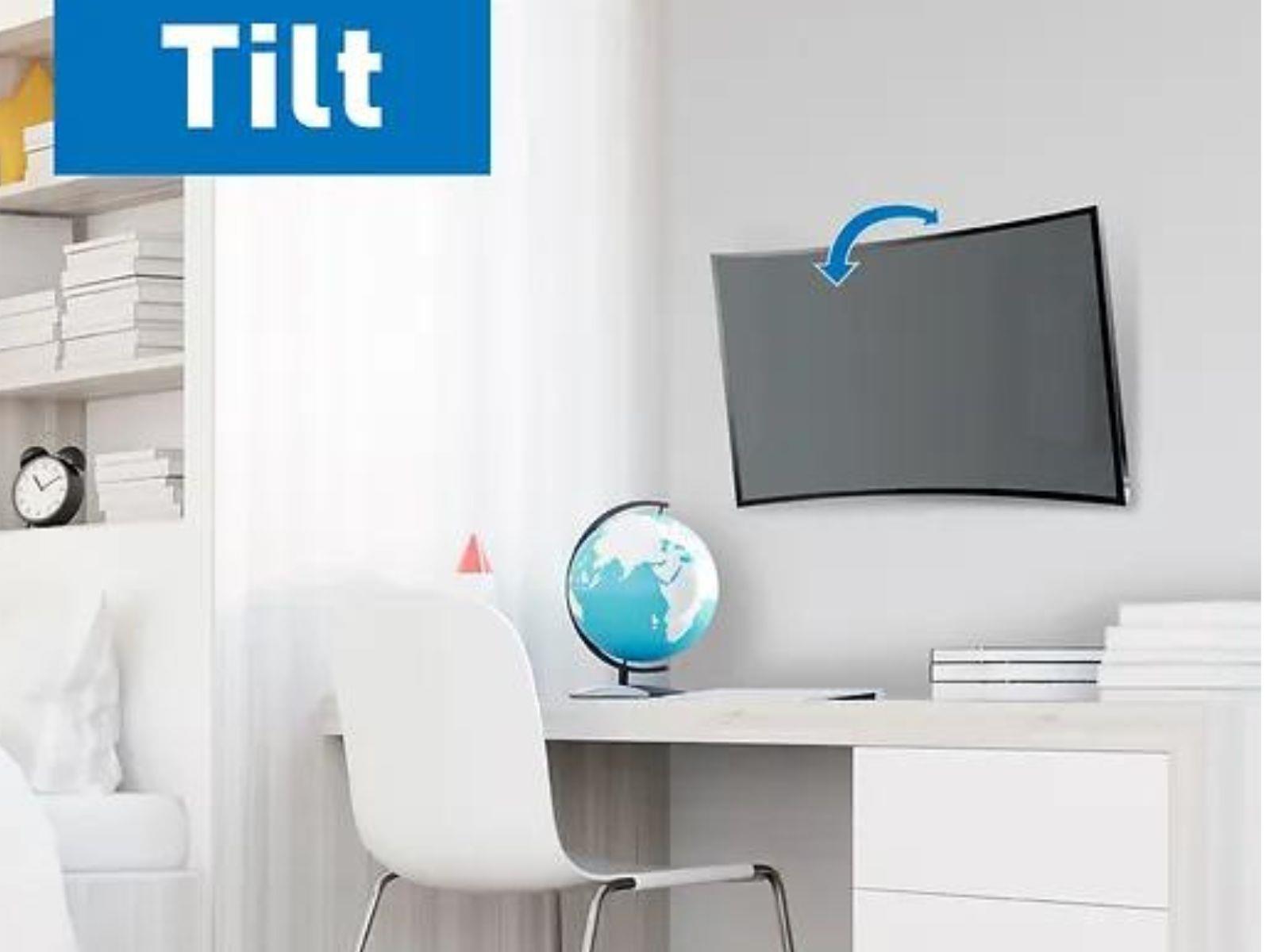 Monitor mounted using the Tilt TV Mounting Bracket Fits Sizes 15-26" TVs 