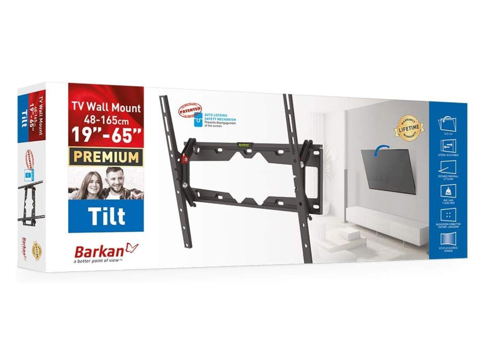 TV Tilt Mounting Bracket For 19-65" Flat-Screen TV's in its box