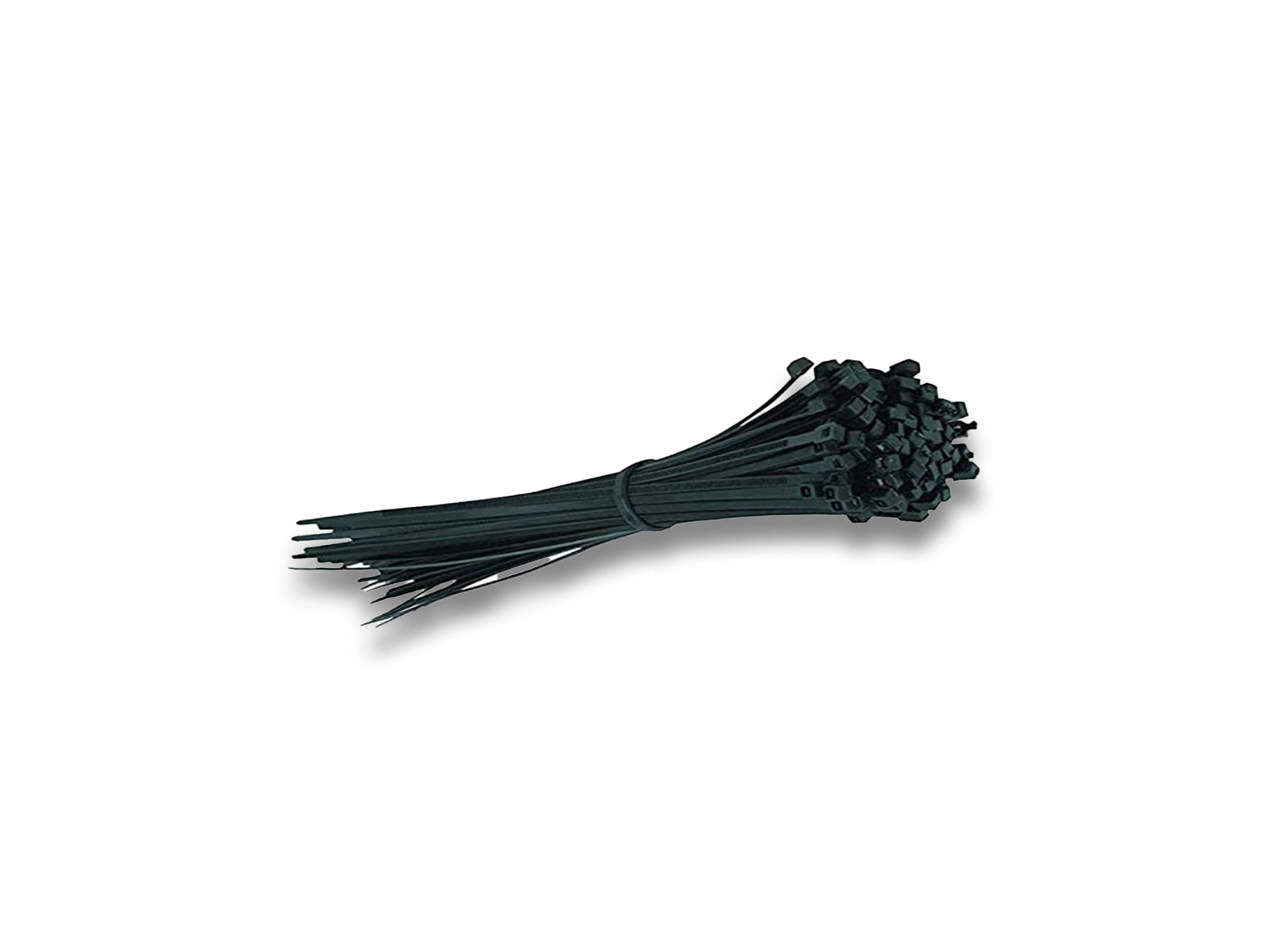 Black 370mm x 4.8mm Cable Ties Bunch 