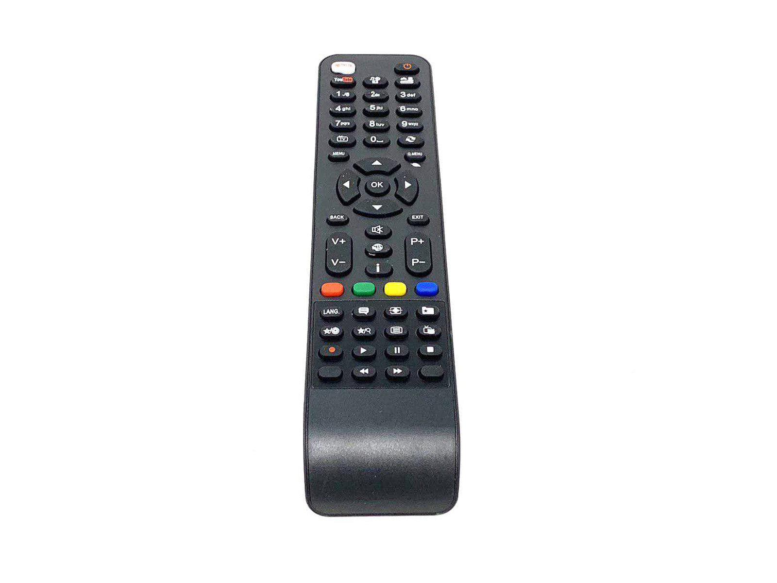 Replacement Remote Control Compatible with FINLUX Universal TV's Overhead View