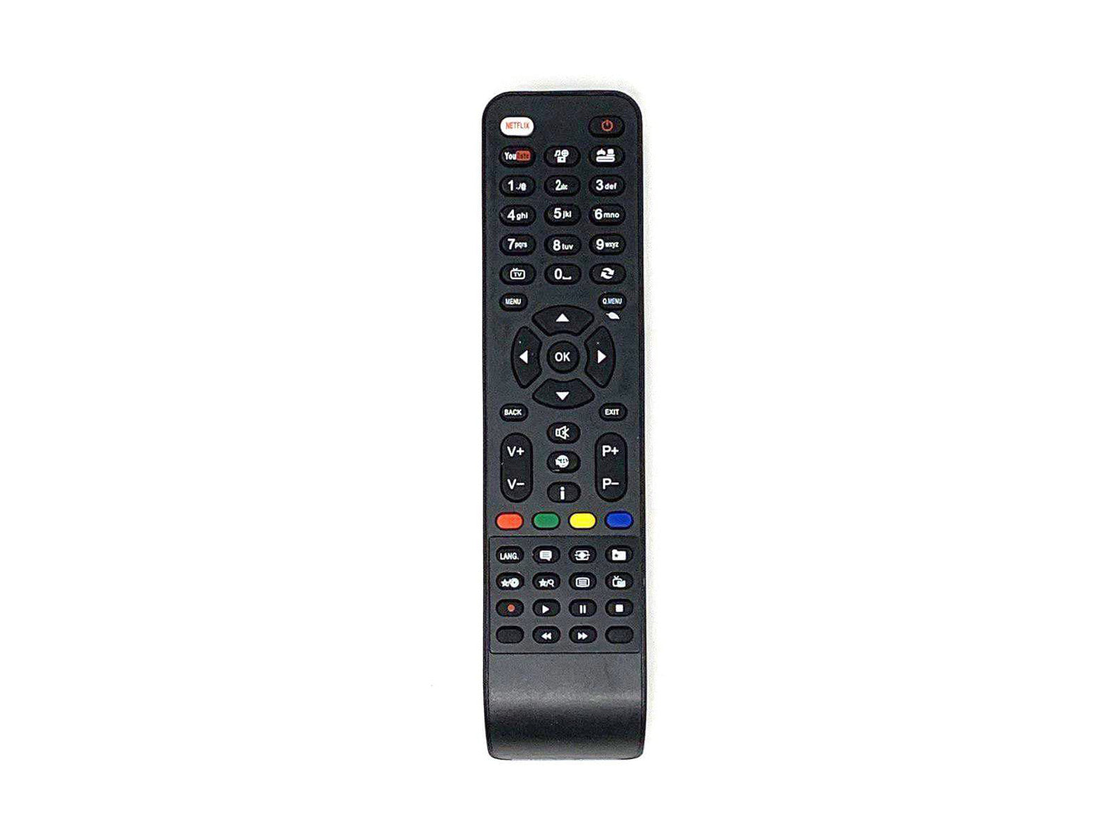 Replacement Remote Control Compatible with FINLUX Universal TV's Front View