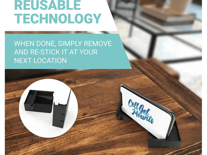 Cell Gel Mounts - Cell Gel Wall Mount Phone Holder Reusable Mount