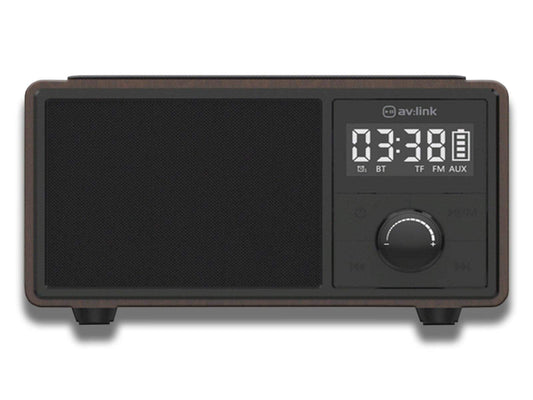 AV Link - Clock Radio With Bluetooth Speaker