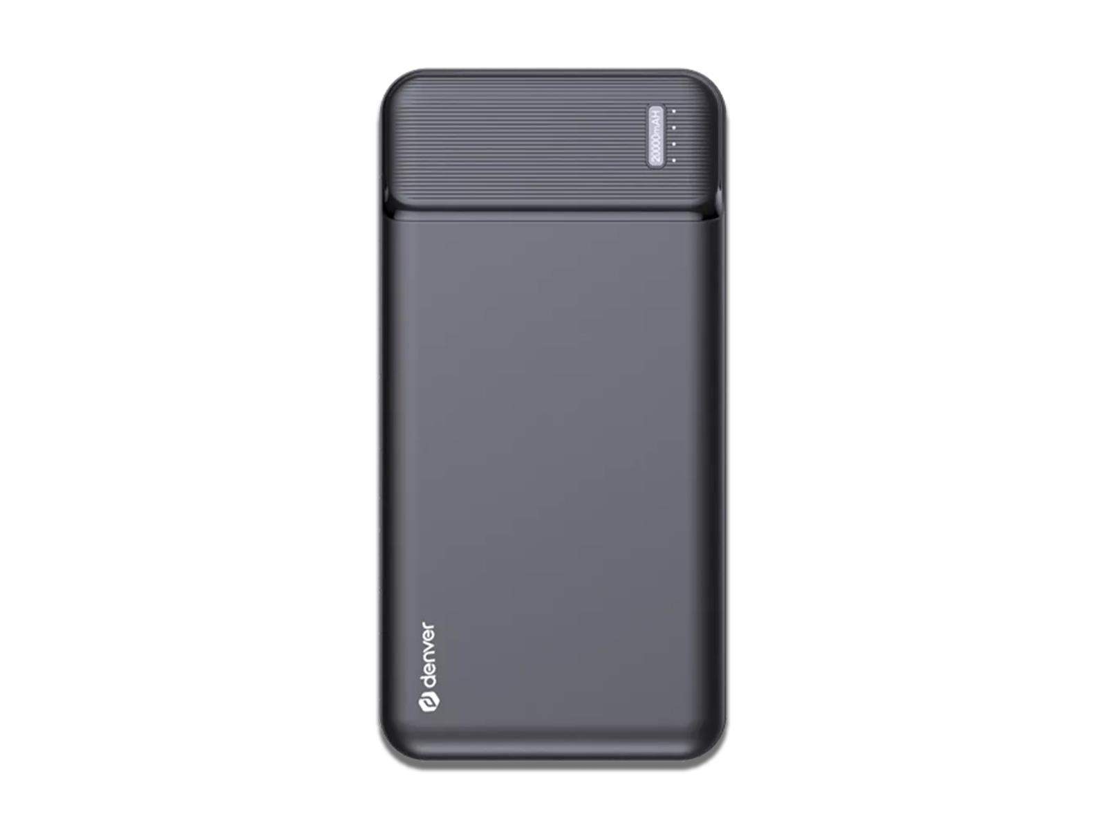 Denver - Denver® High Capacity Portable Charger 10,000mAh - 30,000mAh