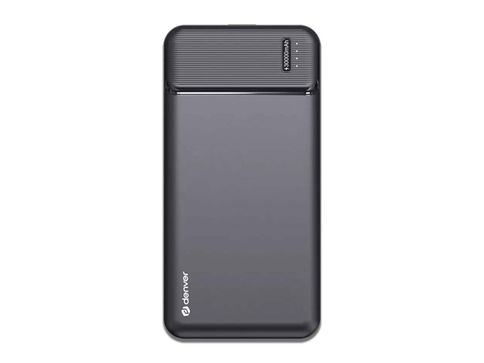 Denver - Denver® High Capacity Portable Charger 10,000mAh - 30,000mAh