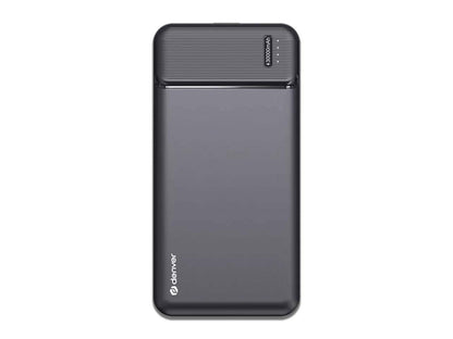 Denver - Denver® High Capacity Portable Charger 10,000mAh - 30,000mAh