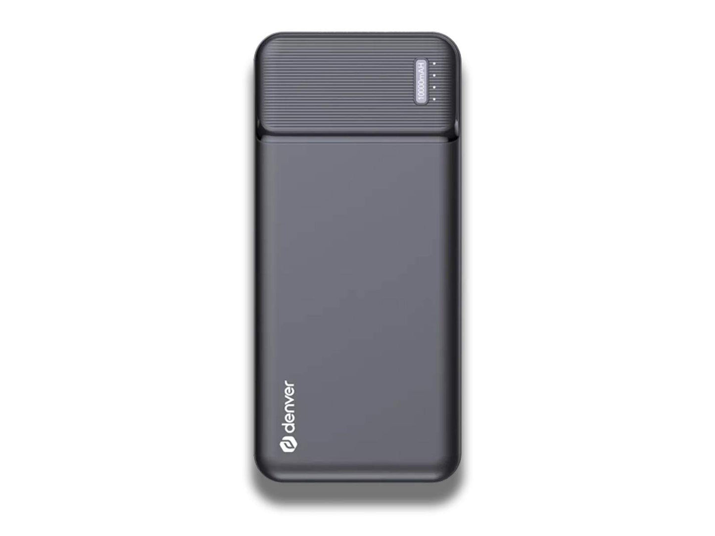 Denver - Denver® High Capacity Portable Charger 10,000mAh - 30,000mAh