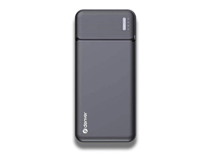Denver - Denver® High Capacity Portable Charger 10,000mAh - 30,000mAh