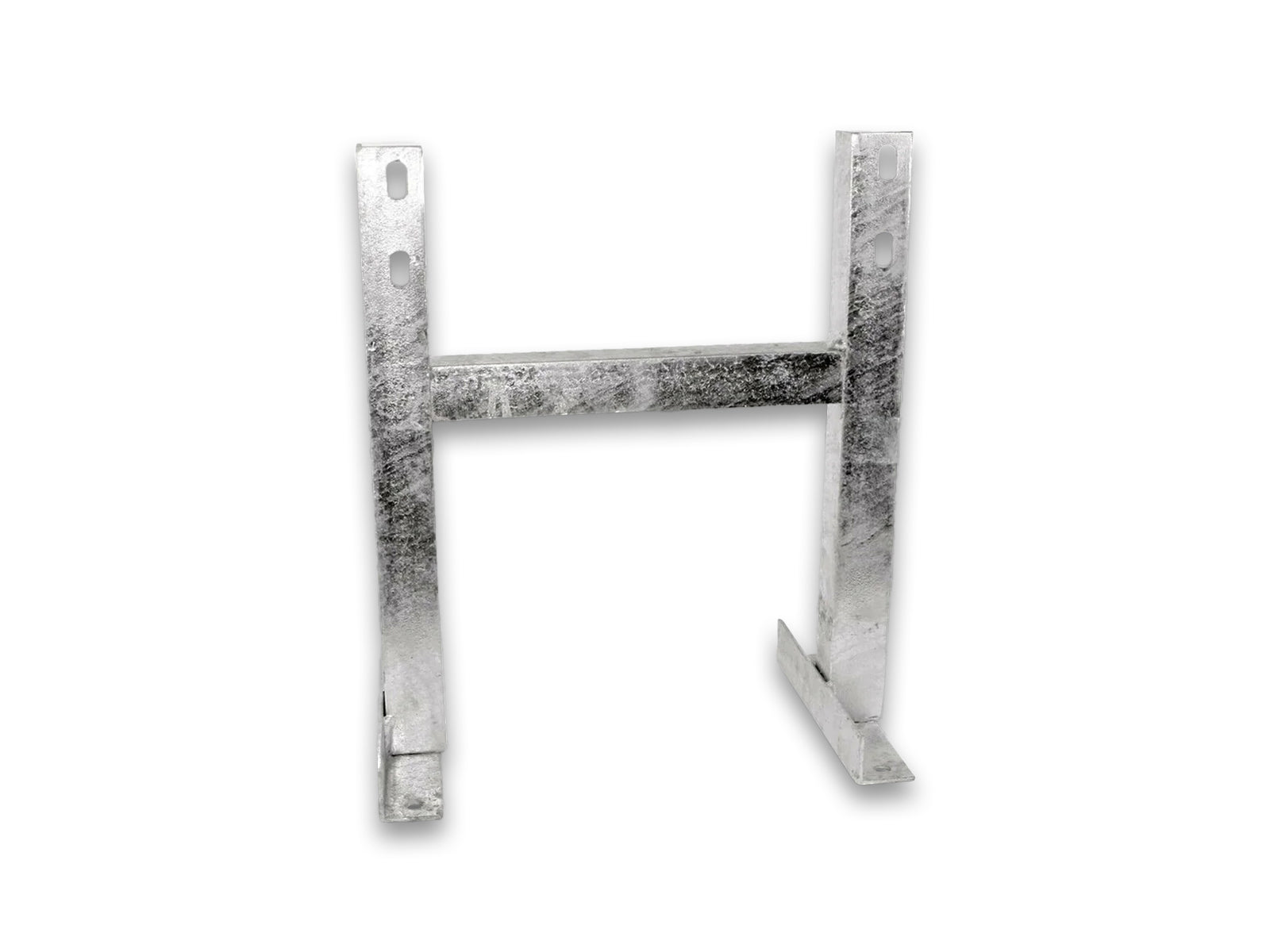 Galvanised-H-wall-bracket-on-the-white-background