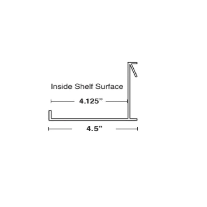 Measurement information for the hangman floating shelf