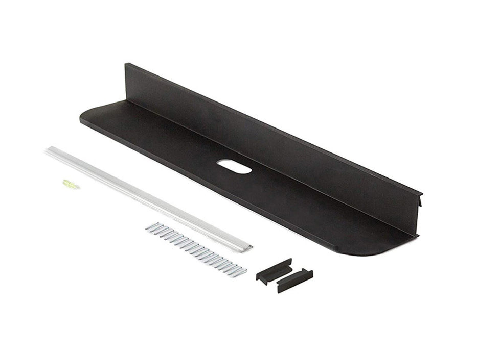 All included fittings for the Hangman No Stud Sound Bar Shelf