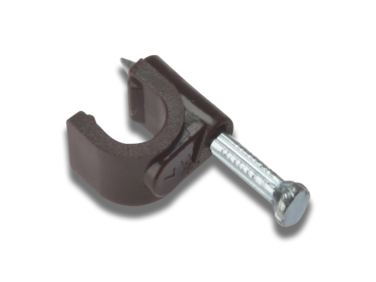 Brown Cable Clip Side